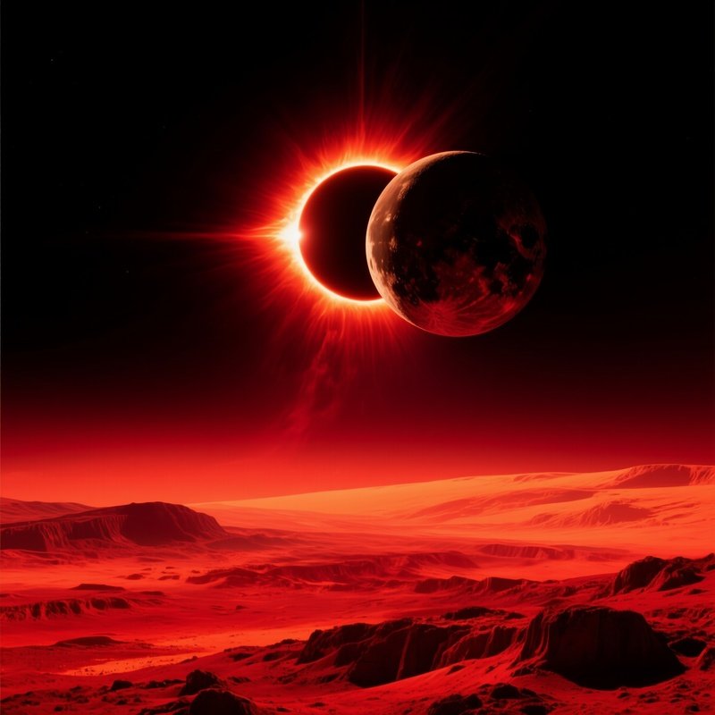 Rare Solar Eclipse From Mars