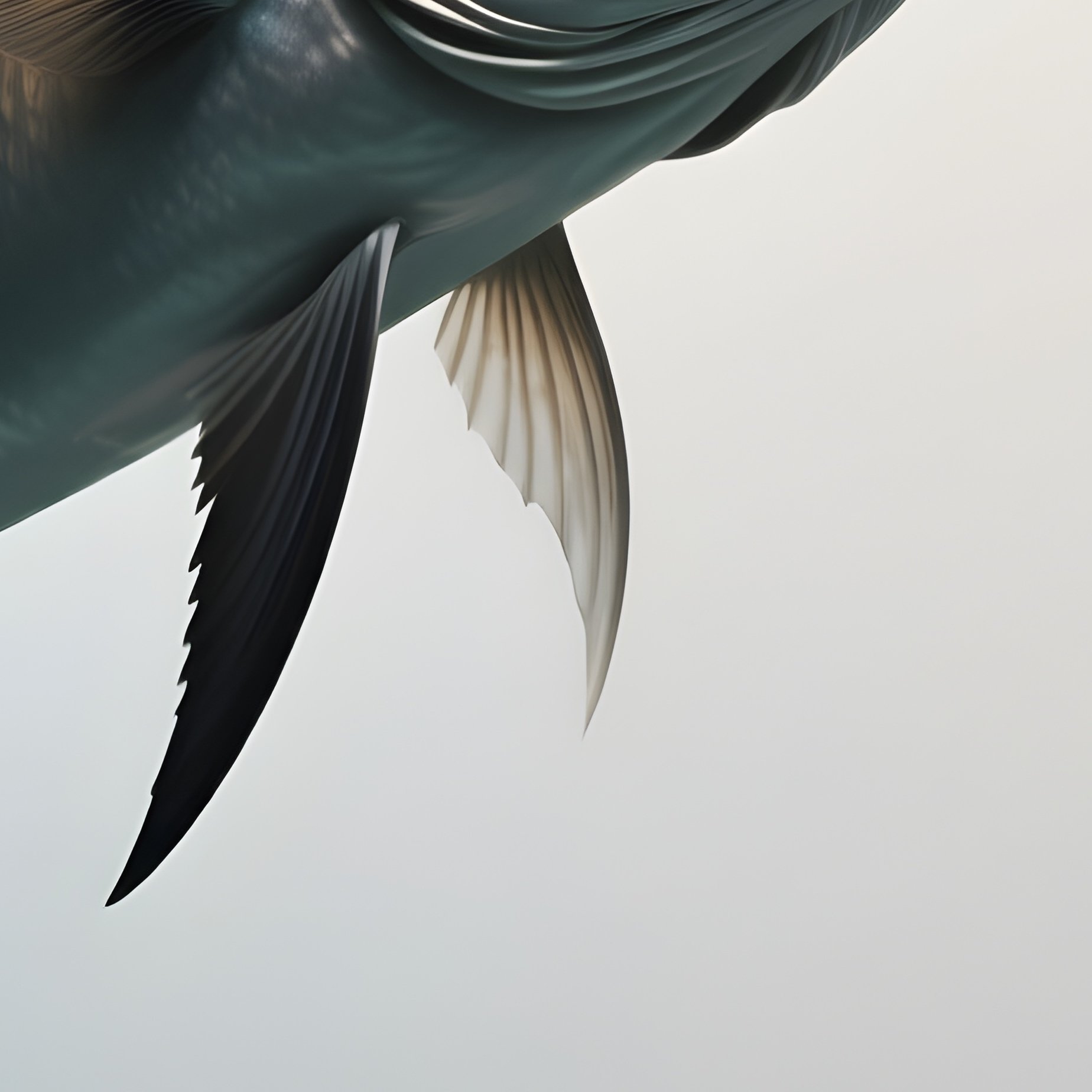 Rattail Fish – Large Head Tapering To A Thin Whip Tail. - Full Resolution Quality Preview
