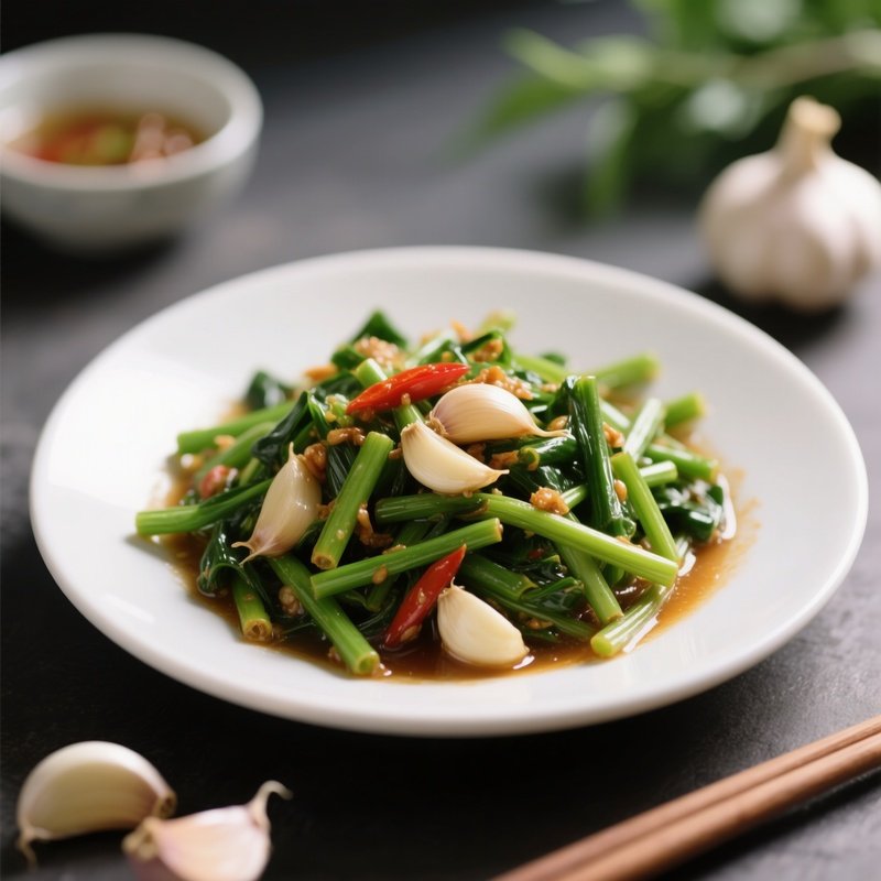 Rau Muống Xào Tỏi Water Spinach Stir Fried With Garlic