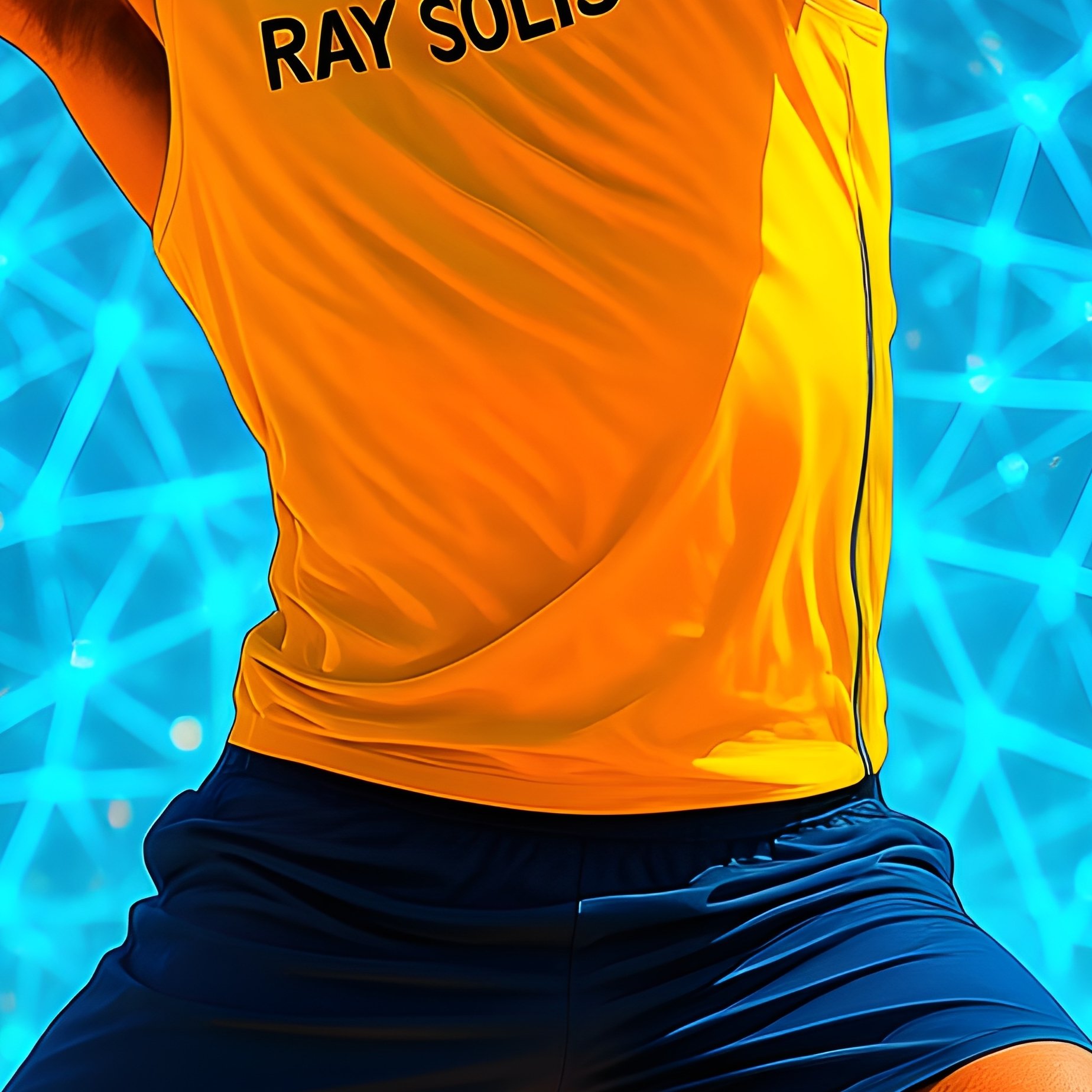 Ray Solis Volleyball Holographic Sand Spiking - Full Resolution Quality Preview