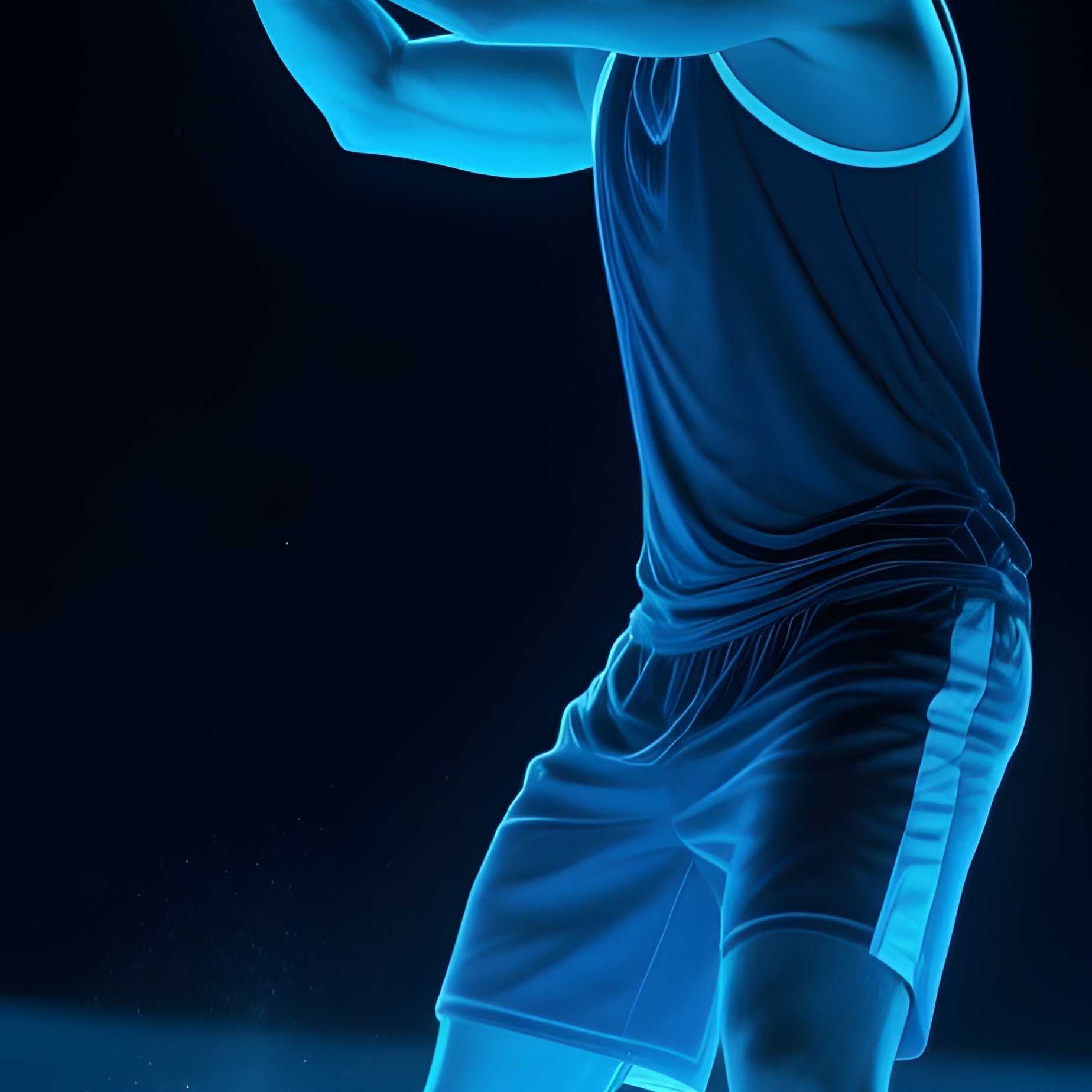 Ray Solis Volleyball Holographic Sand Spiking Night View - Full Resolution Quality Preview