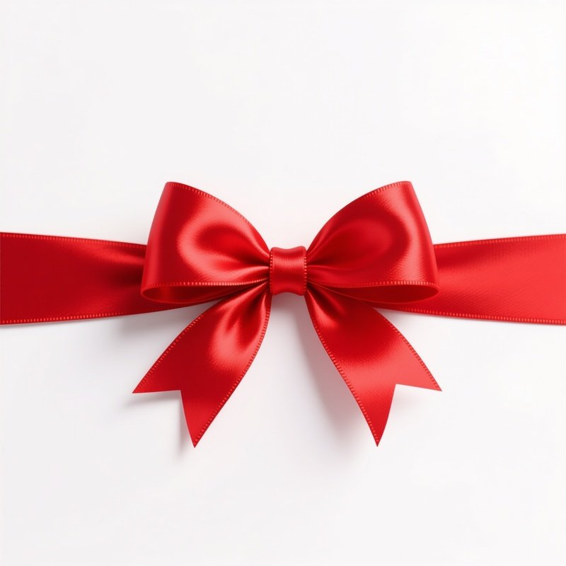 Red Ribbon Bow Ribbon Bow