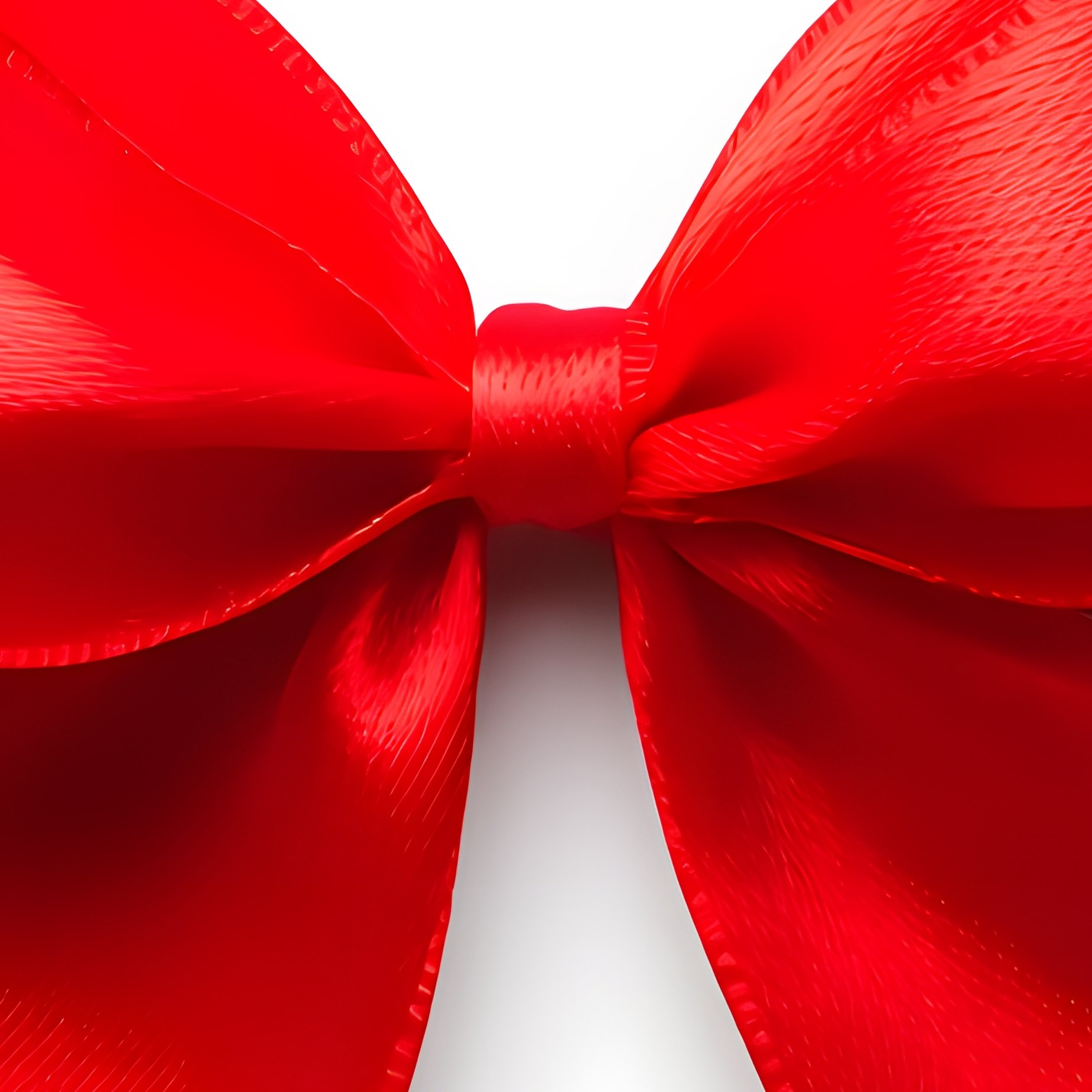 Red Ribbon Bow Ribbon Bow - Full Resolution Quality Preview