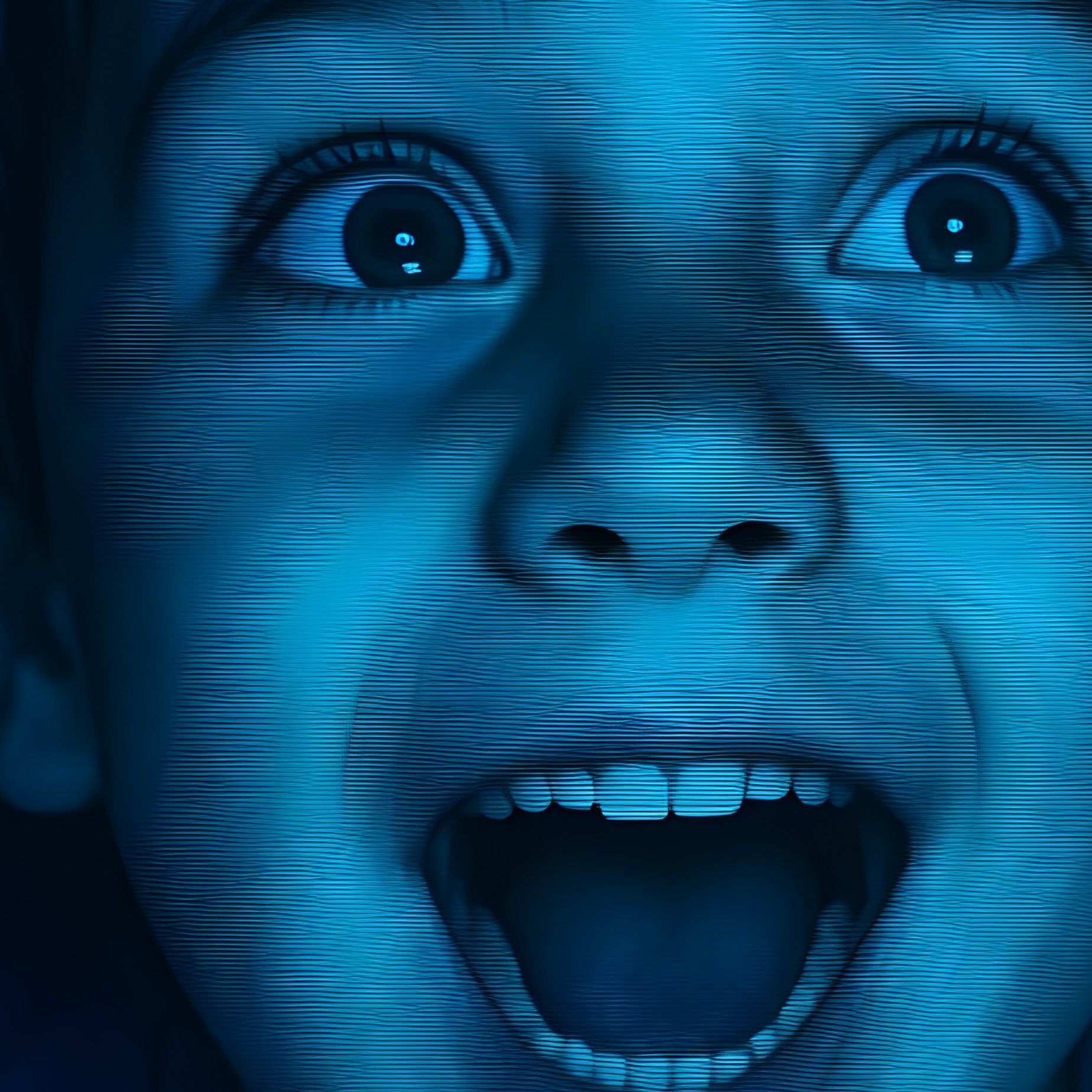 Reflection Of Young Player In Crt Screen - Full Resolution Quality Preview