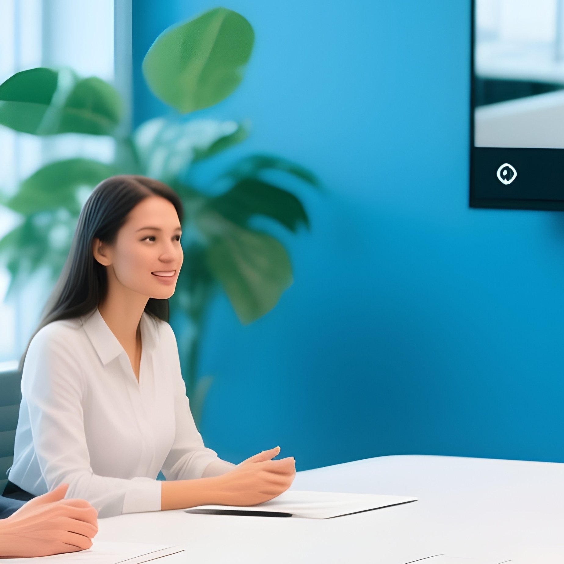 Remote Team Video Call Meeting Room - Full Resolution Quality Preview