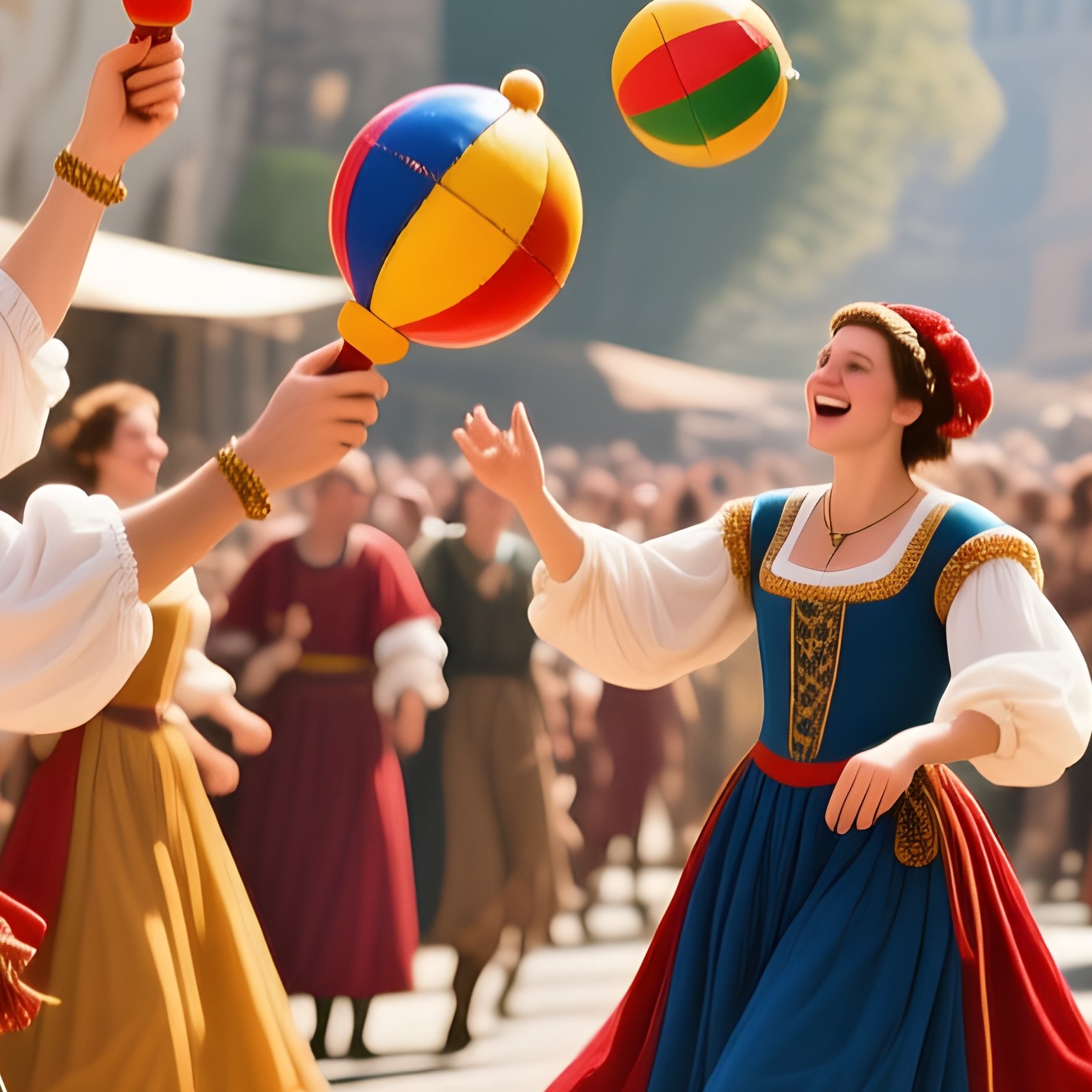 Renaissance Street Festival Midday - Full Resolution Quality Preview