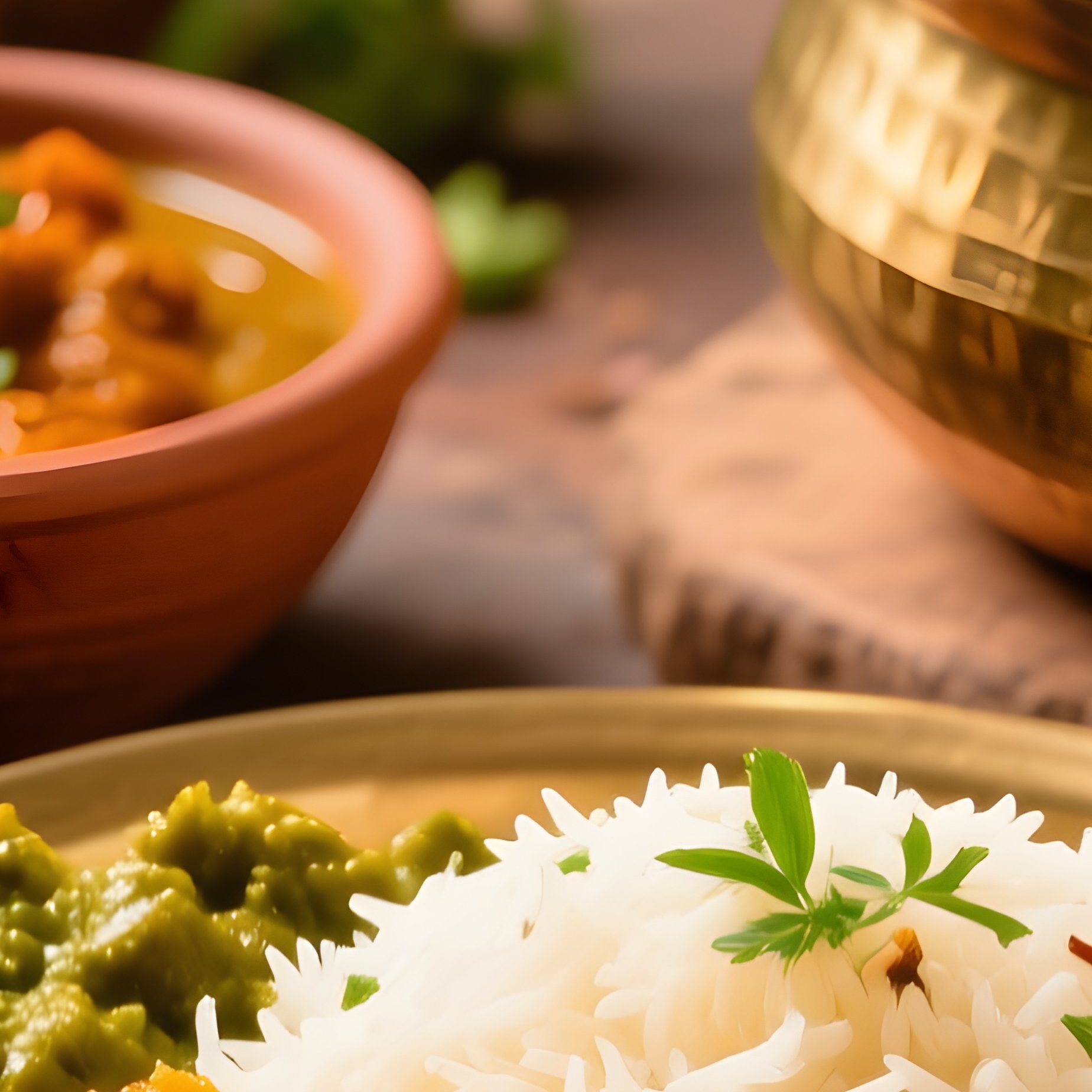 Rice Dishes Bap Indian Bap - Full Resolution Quality Preview