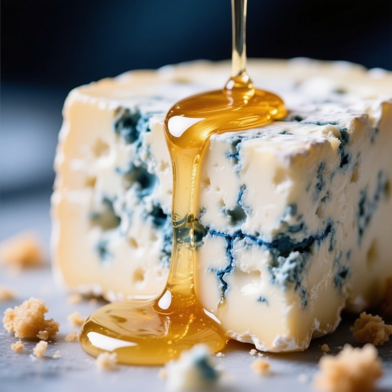 Roquefort Cheese With Honey