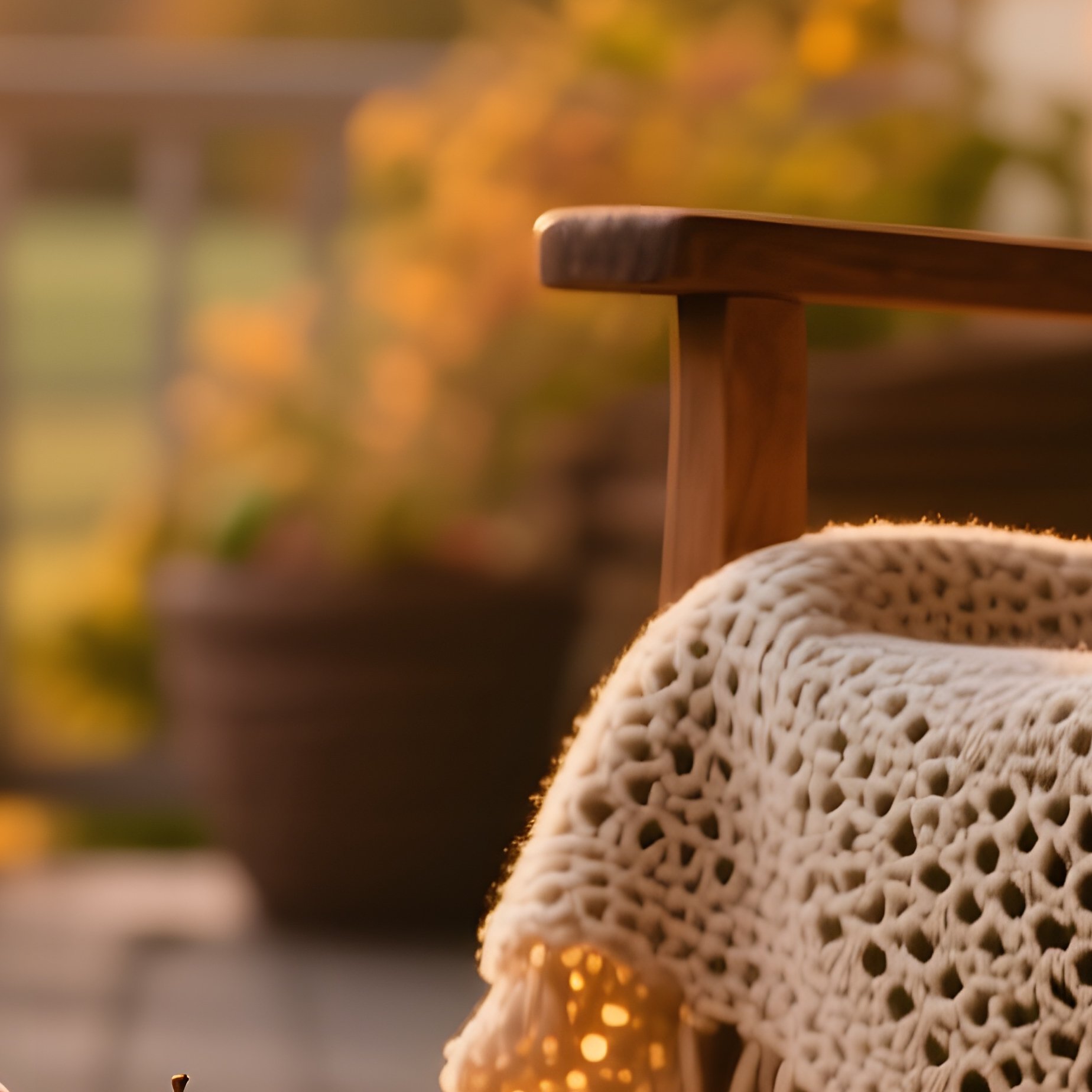 Rustic Farmhouse Porch Sunset - Full Resolution Quality Preview