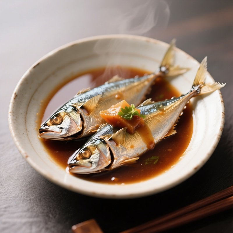 Saba No Misoni Mackerel Simmered In Miso Sauce