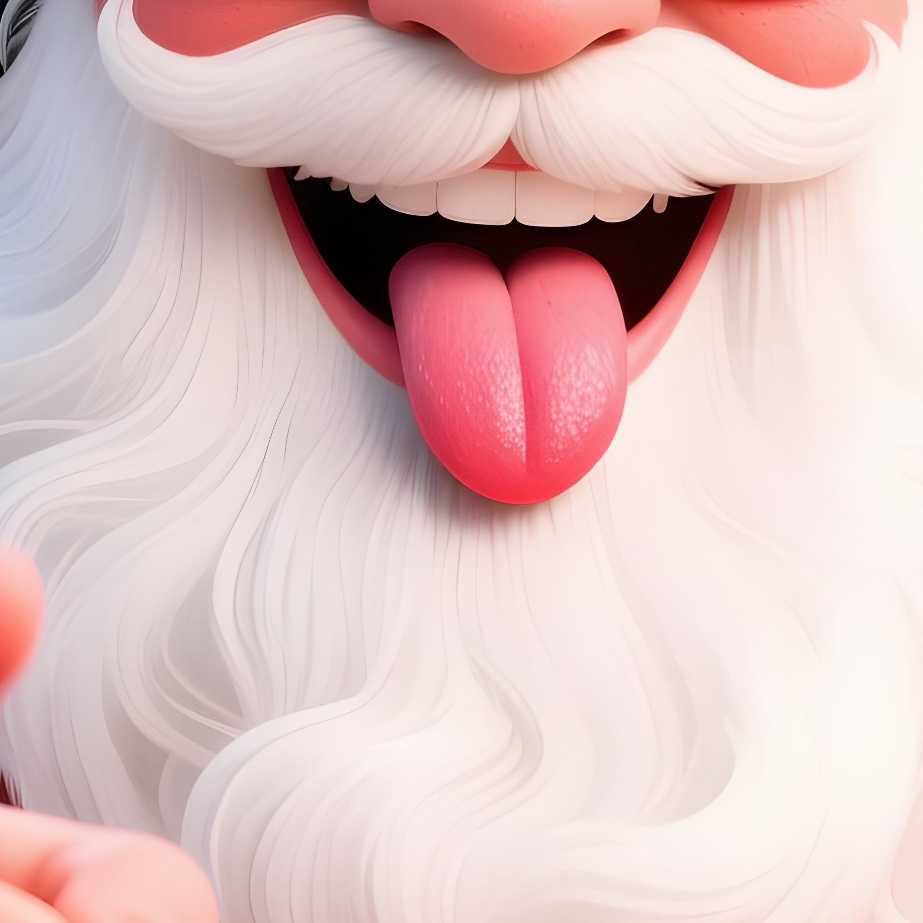 Santa Claus In A Modern And Playful Pose Santa Claus Festive - Full Resolution Quality Preview