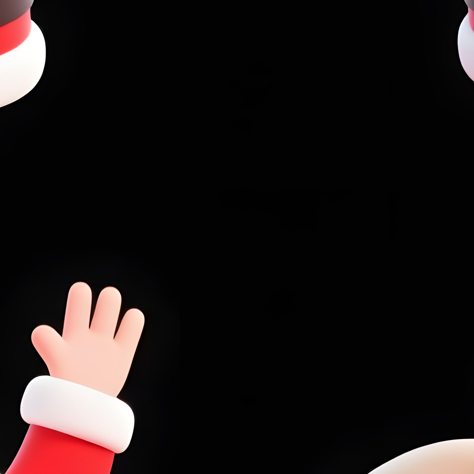 Santa Claus In Various Poses Santa Claus Christmas - Full Resolution Quality Preview