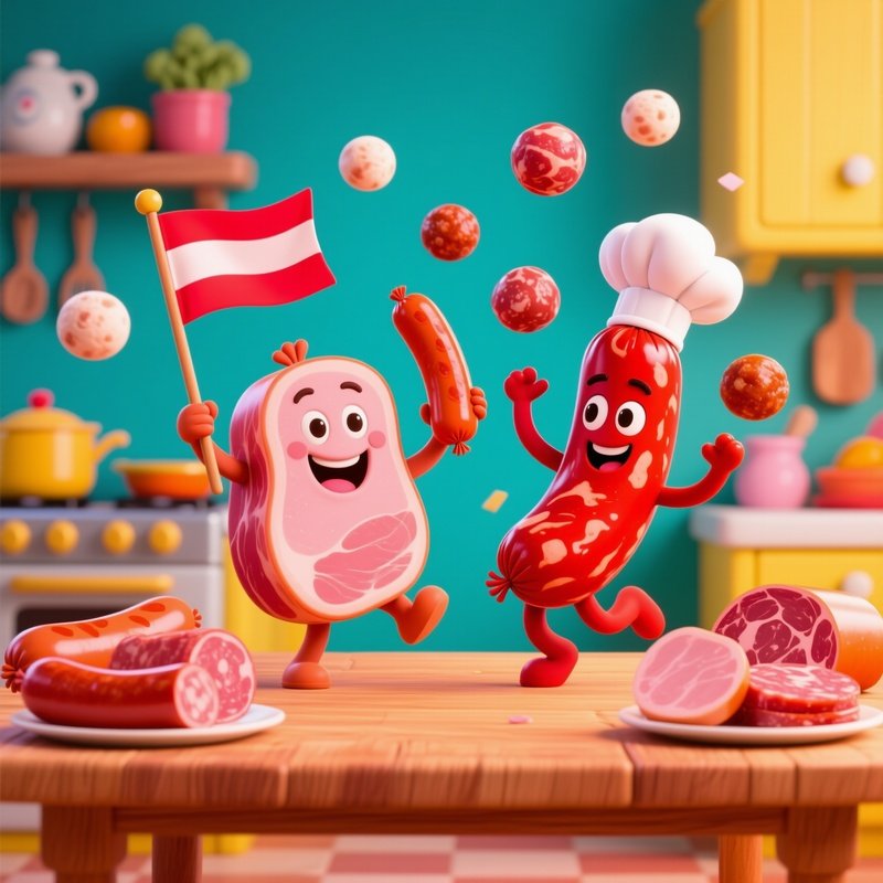 Sausages And Cured Meats Wurst Gepoeltes 5