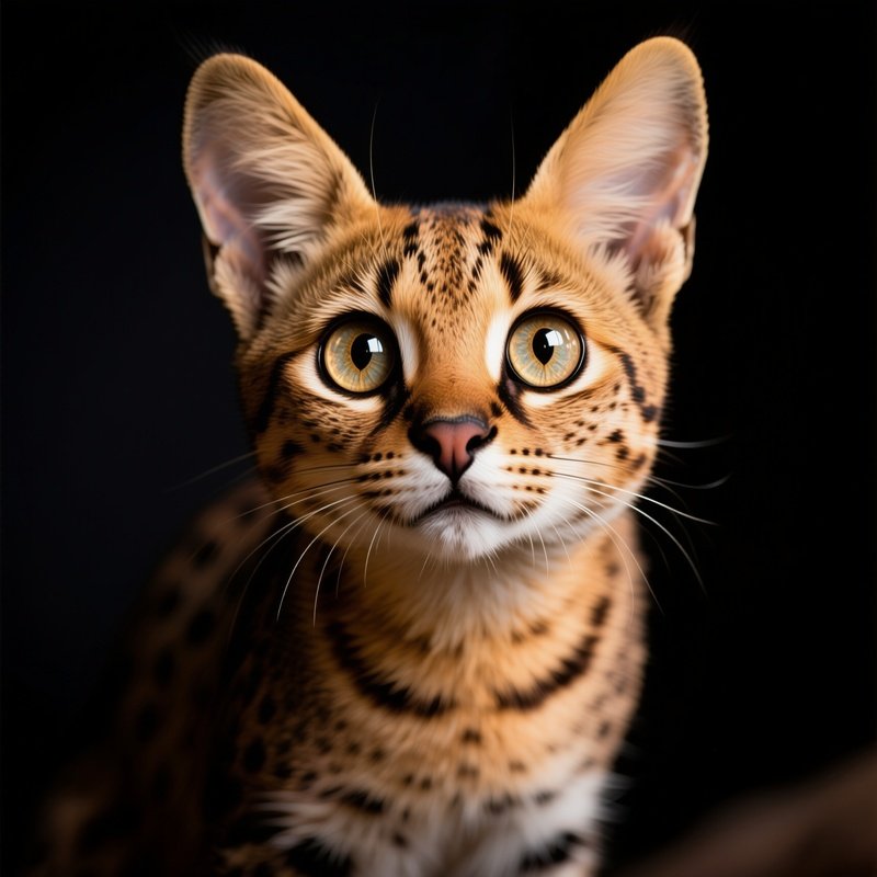 Savannah Cat Curiosity