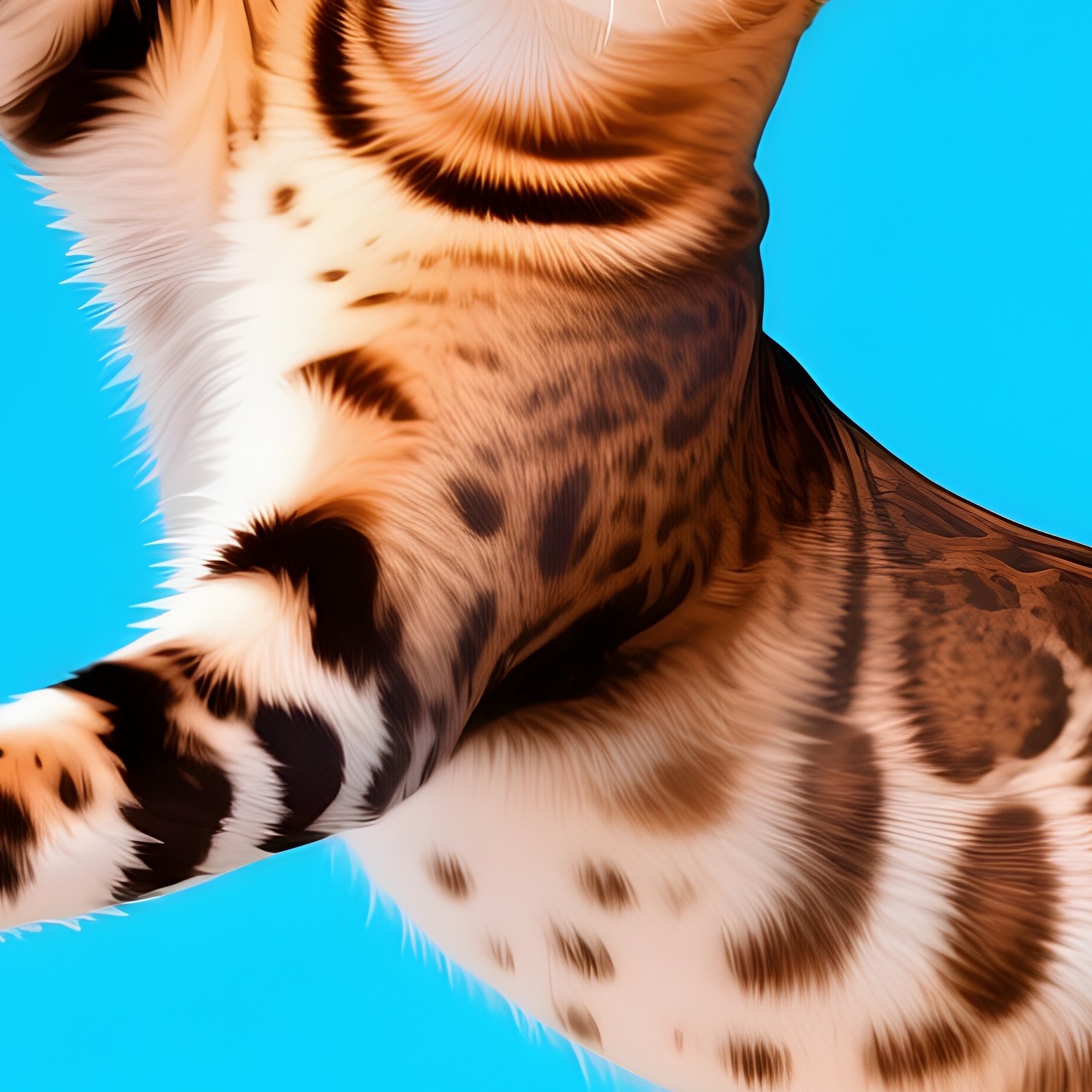 Savannah Cat Playing Toy Air - Full Resolution Quality Preview