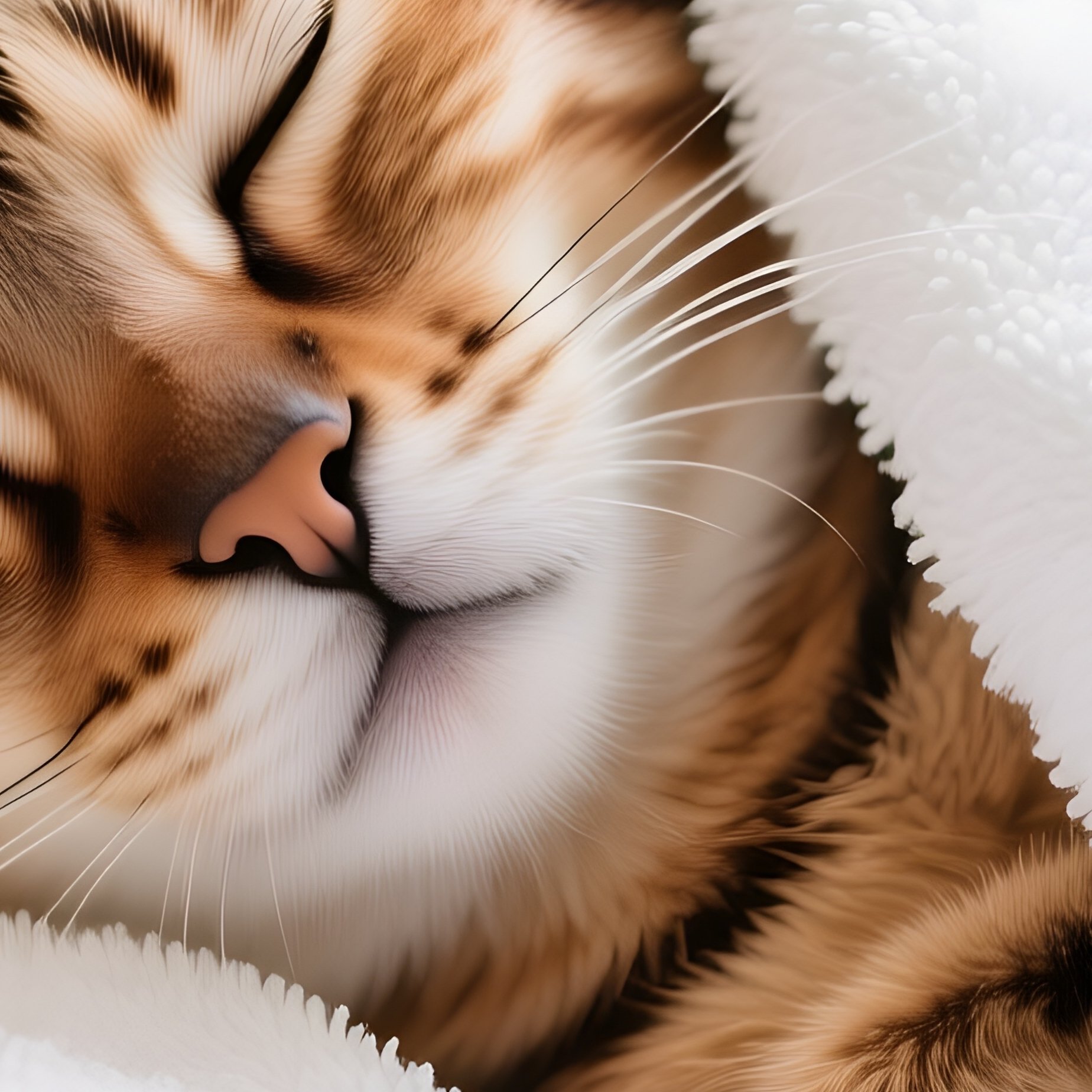 Savannah Cat Wrapped Towel After Bath - Full Resolution Quality Preview