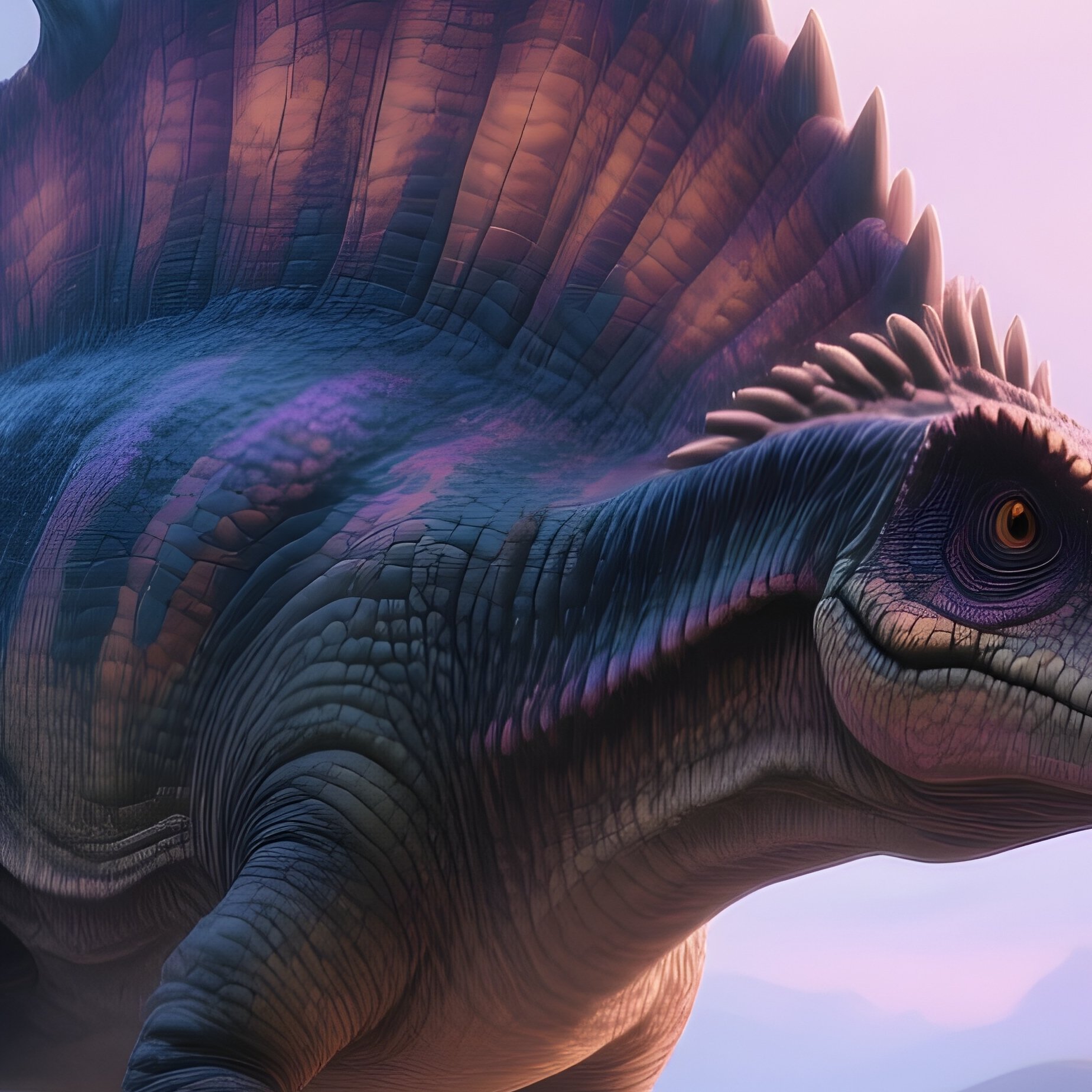 Scelidosaurus In Fantasy Setting - Full Resolution Quality Preview