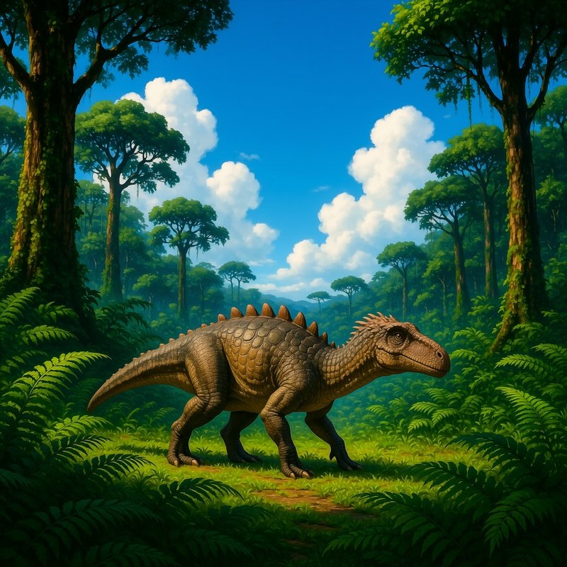 Scelidosaurus_In_Prehistoric_Scenery
