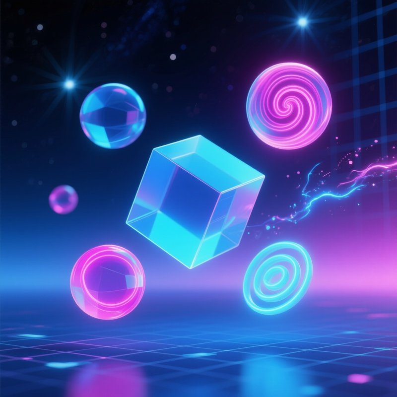 Sci Fi Futuristic Abstract Forms 1