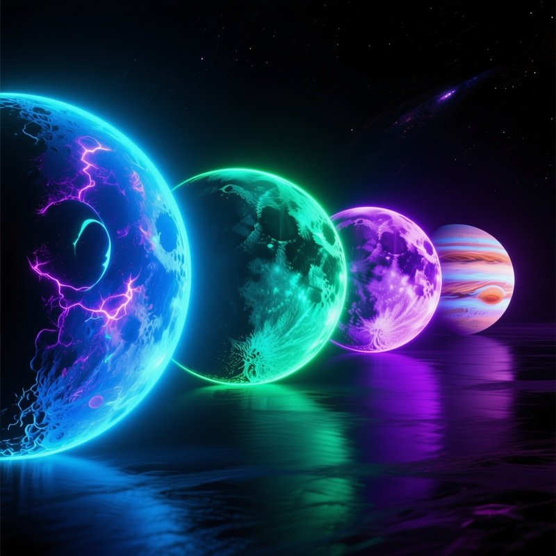 Science Fiction Aligned Moons