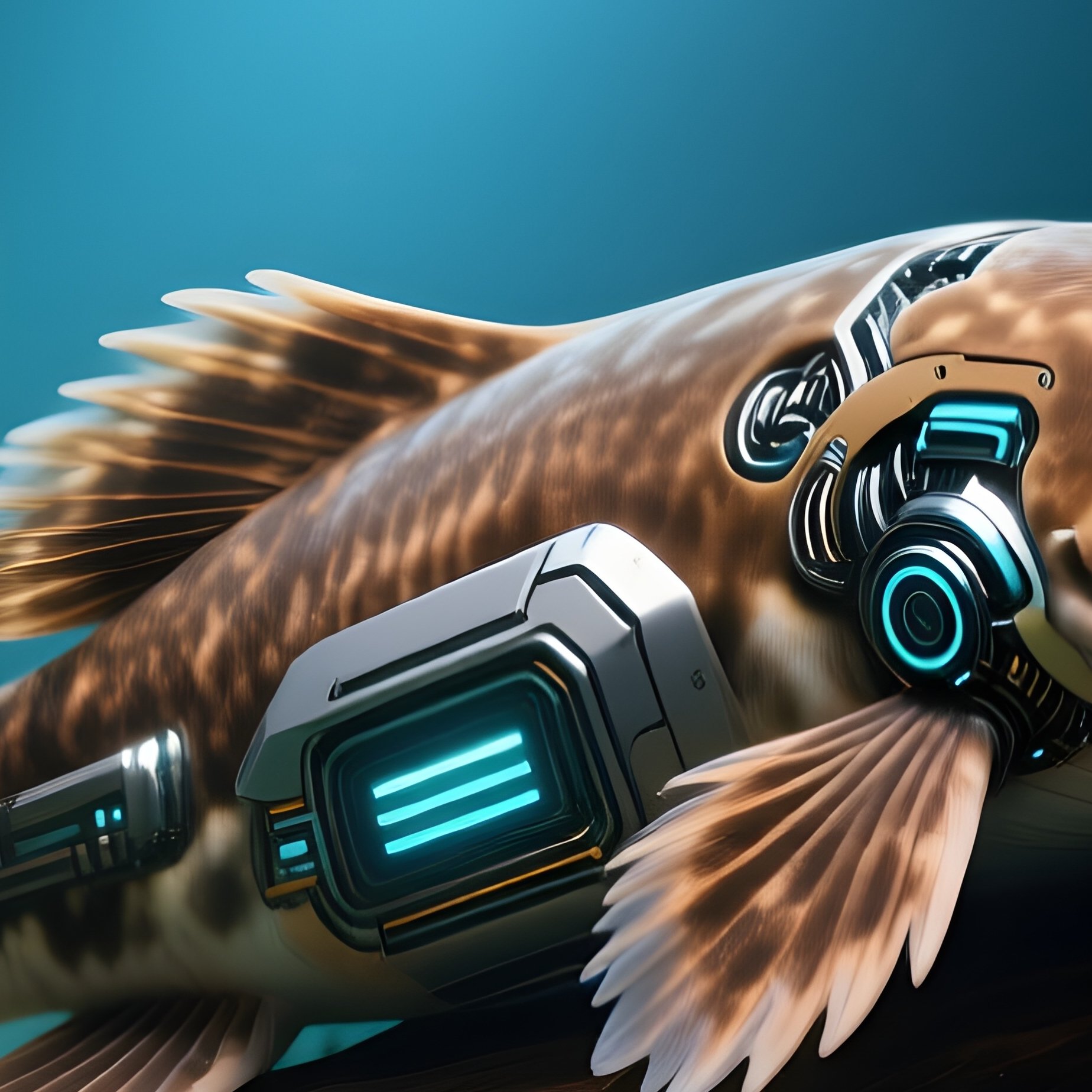 Science Fiction Aquarium Scene - Full Resolution Quality Preview