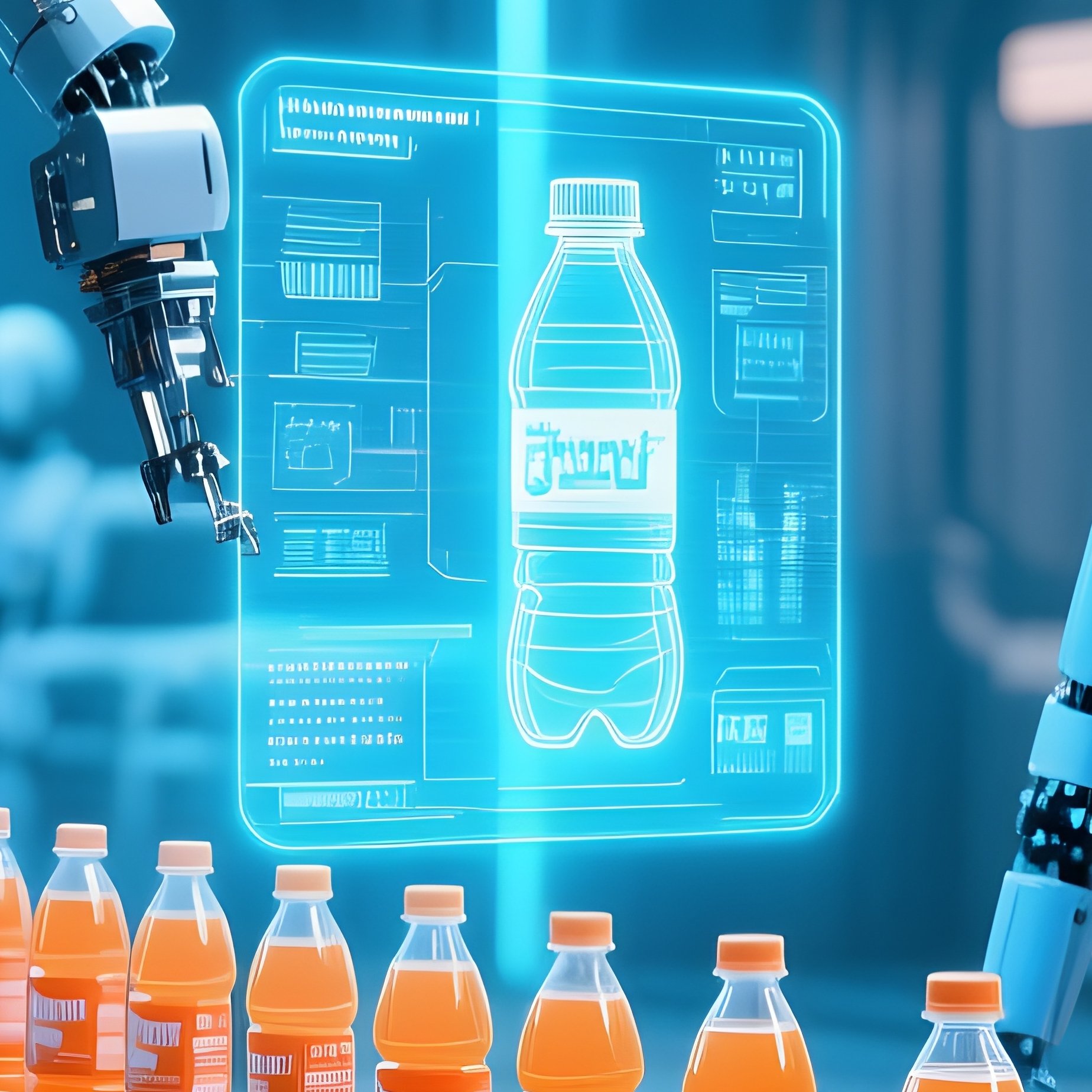 Science Fiction Beverage Bottling Plant - Full Resolution Quality Preview