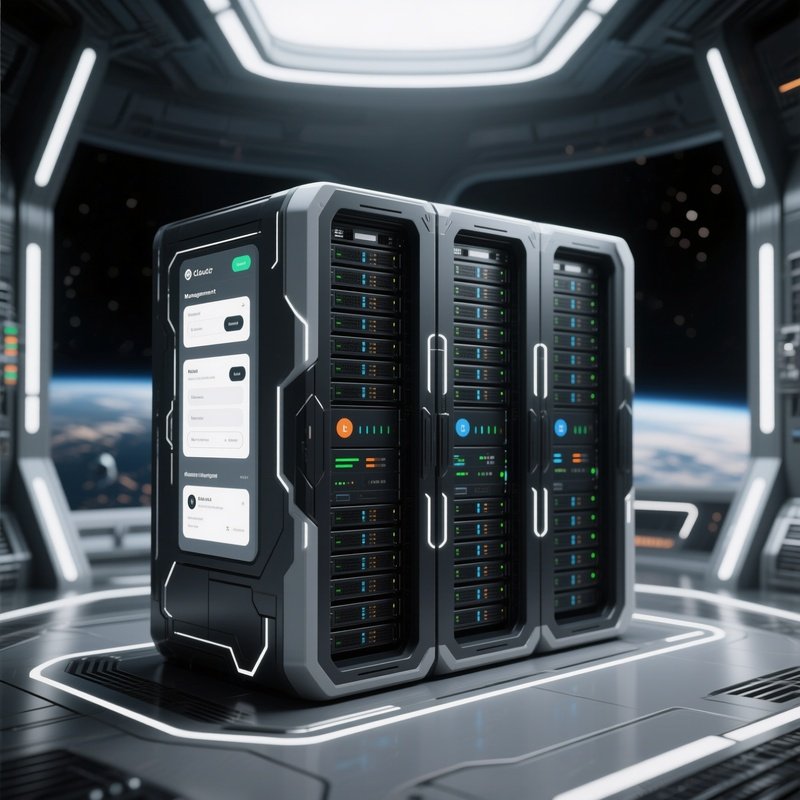 Science Fiction Cloud Server Interface
