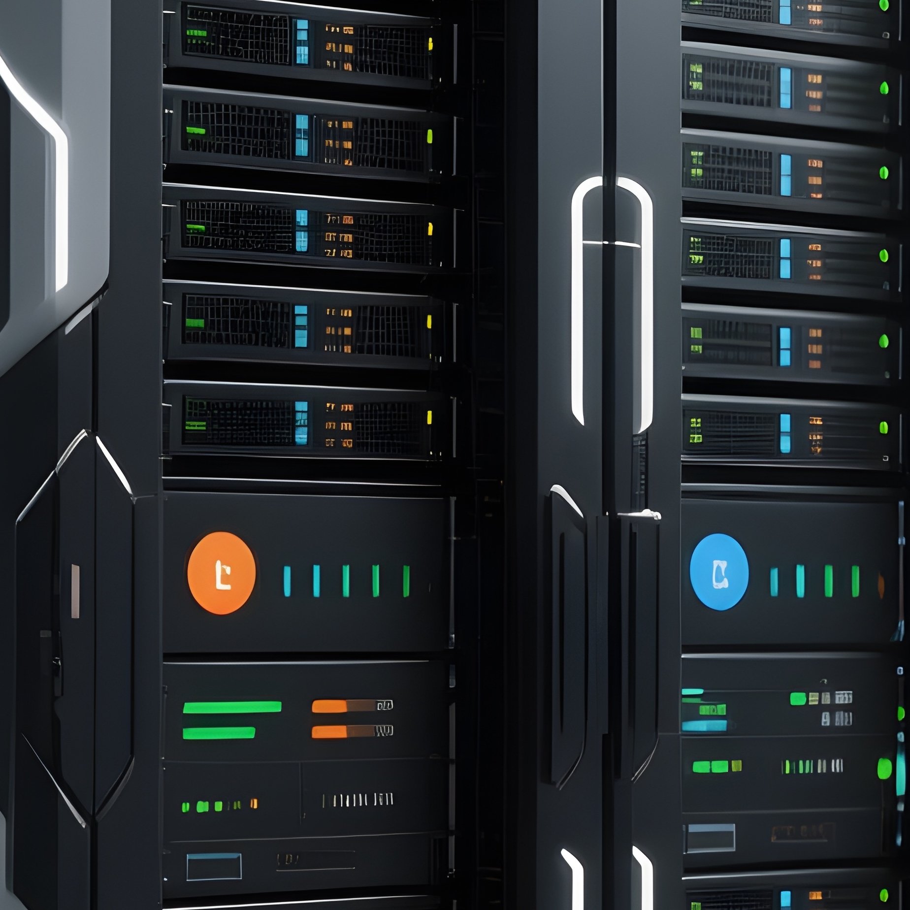 Science Fiction Cloud Server Interface - Full Resolution Quality Preview