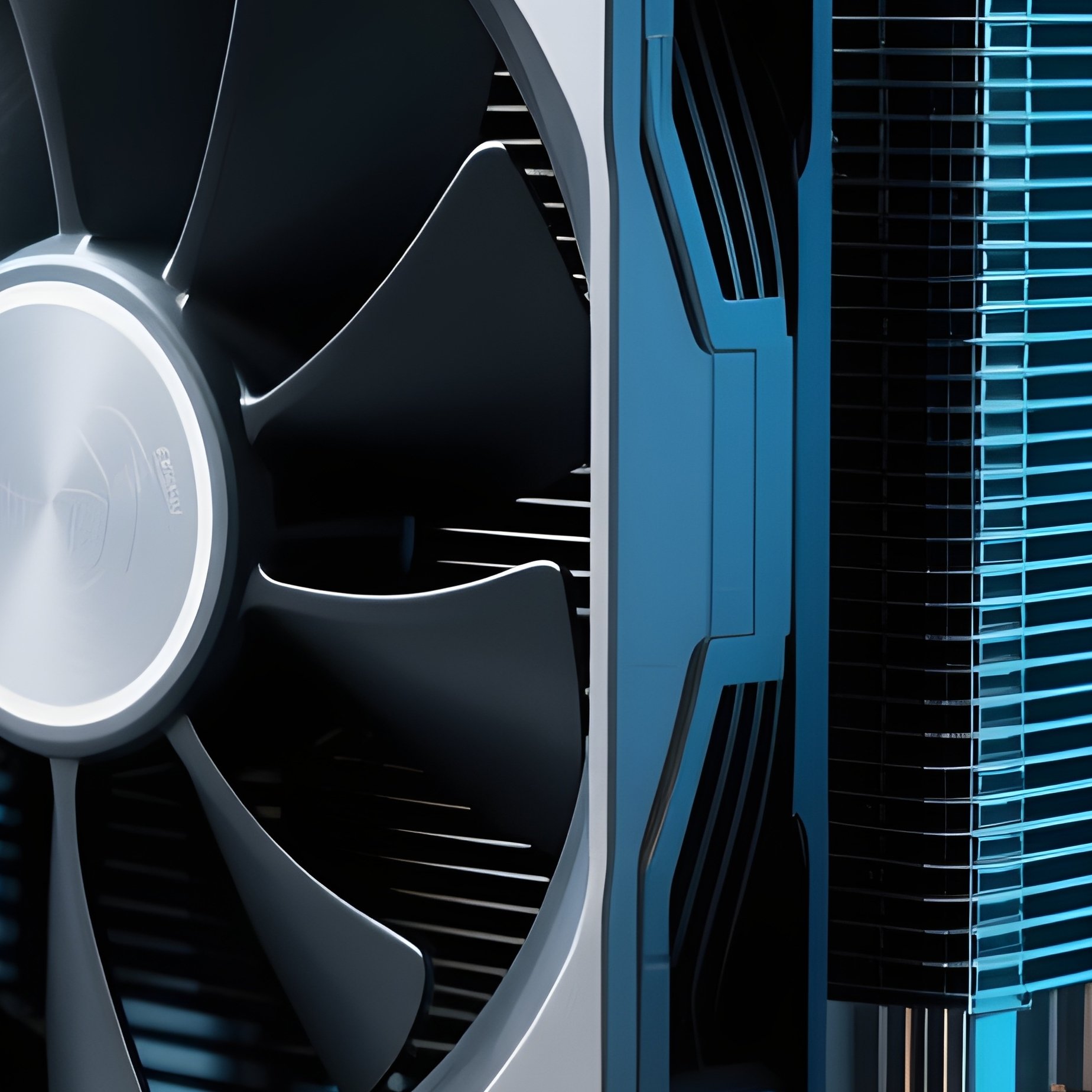 Science Fiction Computer Fan Cooling System - Full Resolution Quality Preview