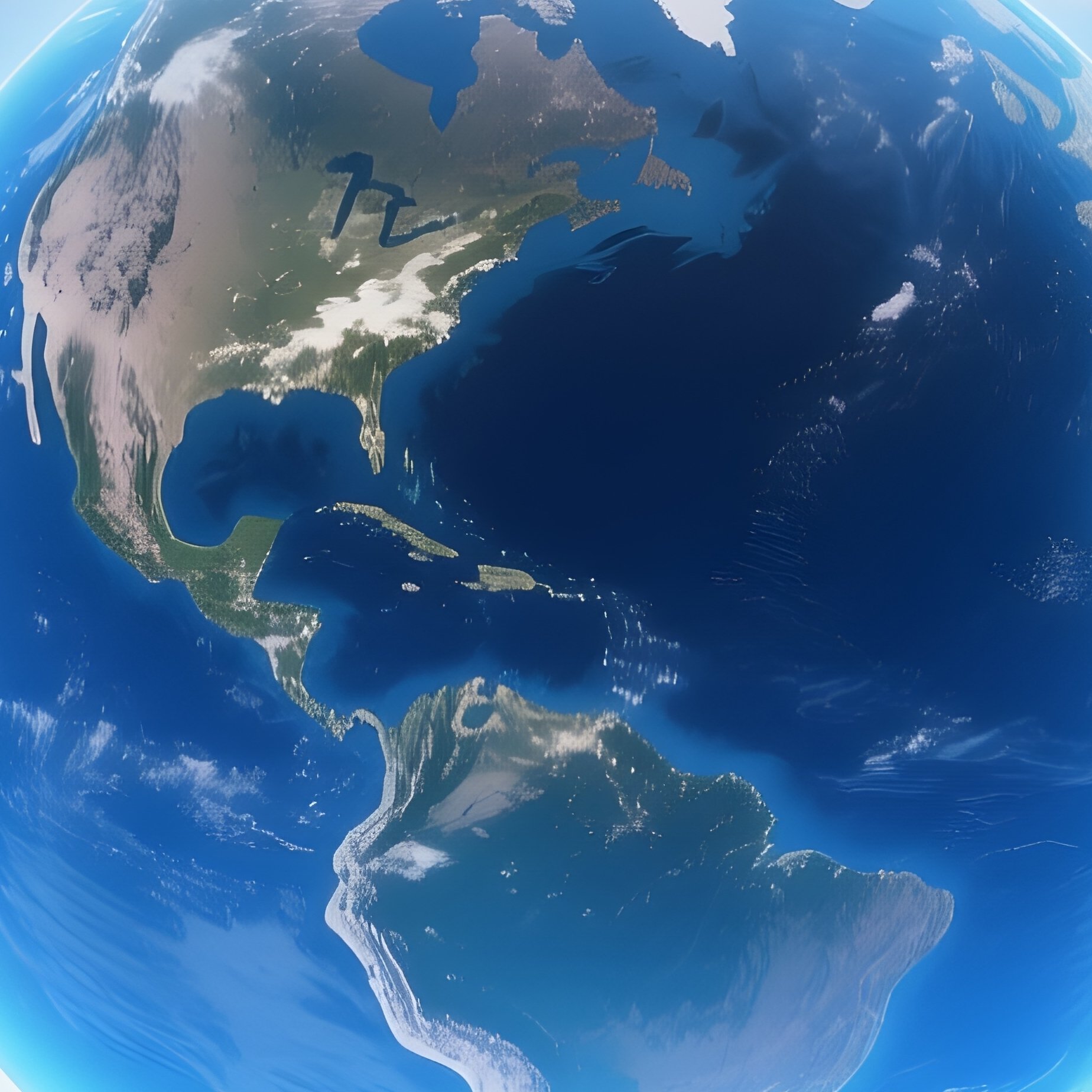 Science Fiction Earth Sunrise - Full Resolution Quality Preview