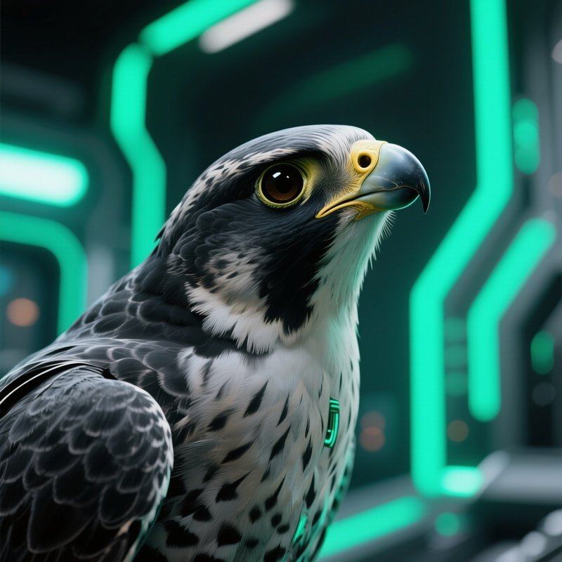 Science Fiction Falcons Head Curiously Titled