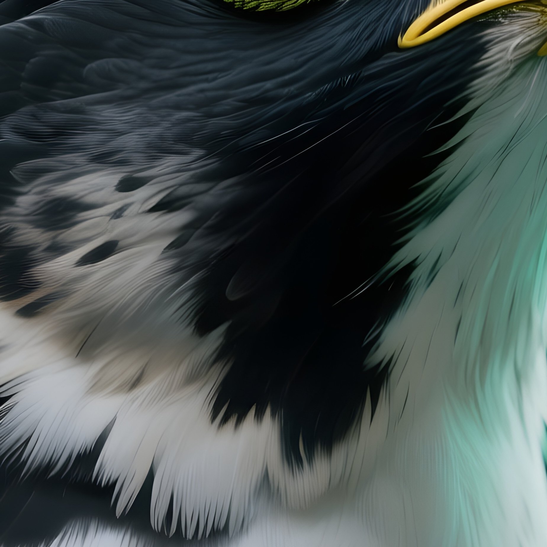 Science Fiction Falcons Head Curiously Titled - Full Resolution Quality Preview