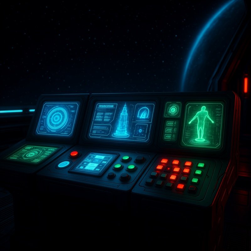 Science Fiction Industrial Control Panels