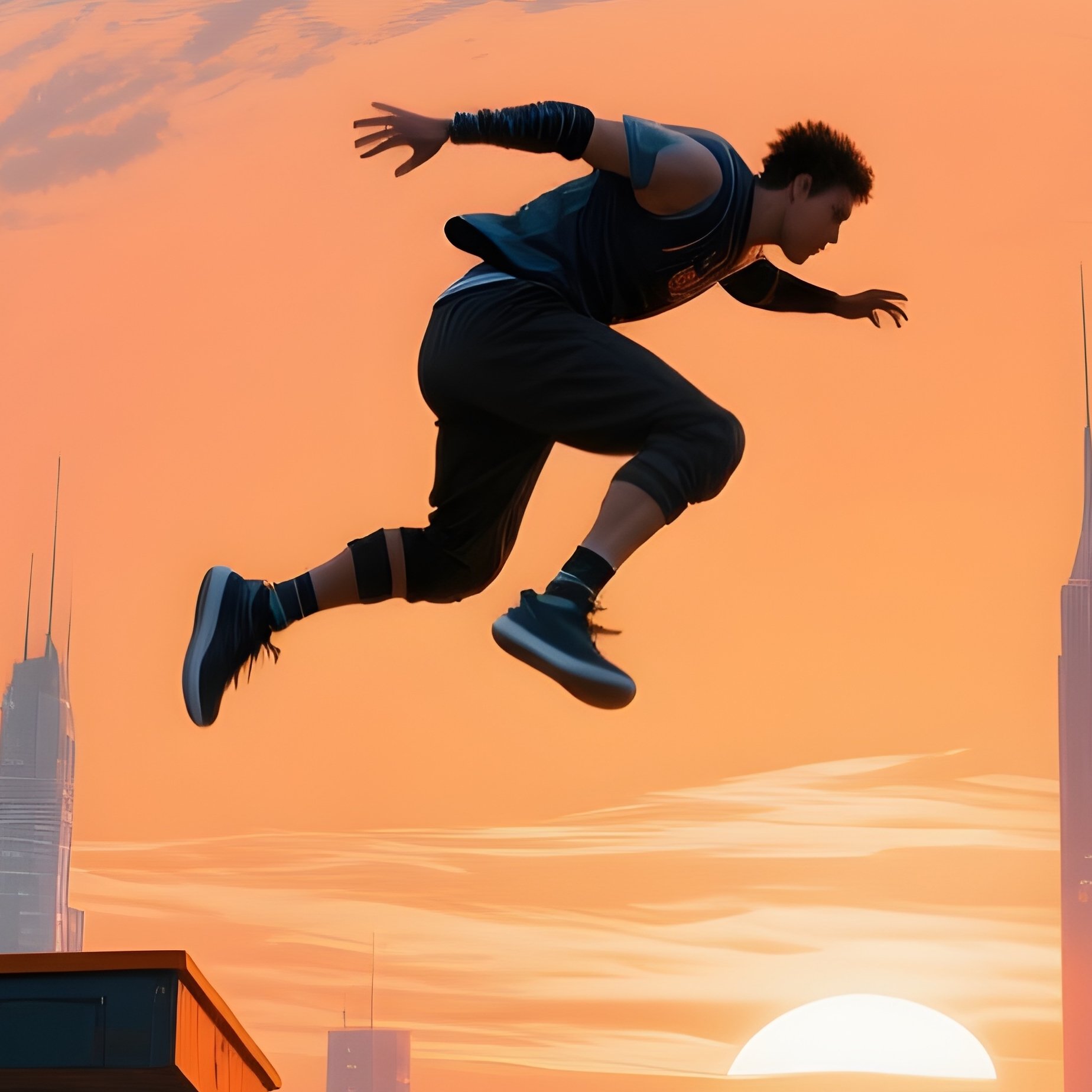 Science Fiction Parkour - Full Resolution Quality Preview