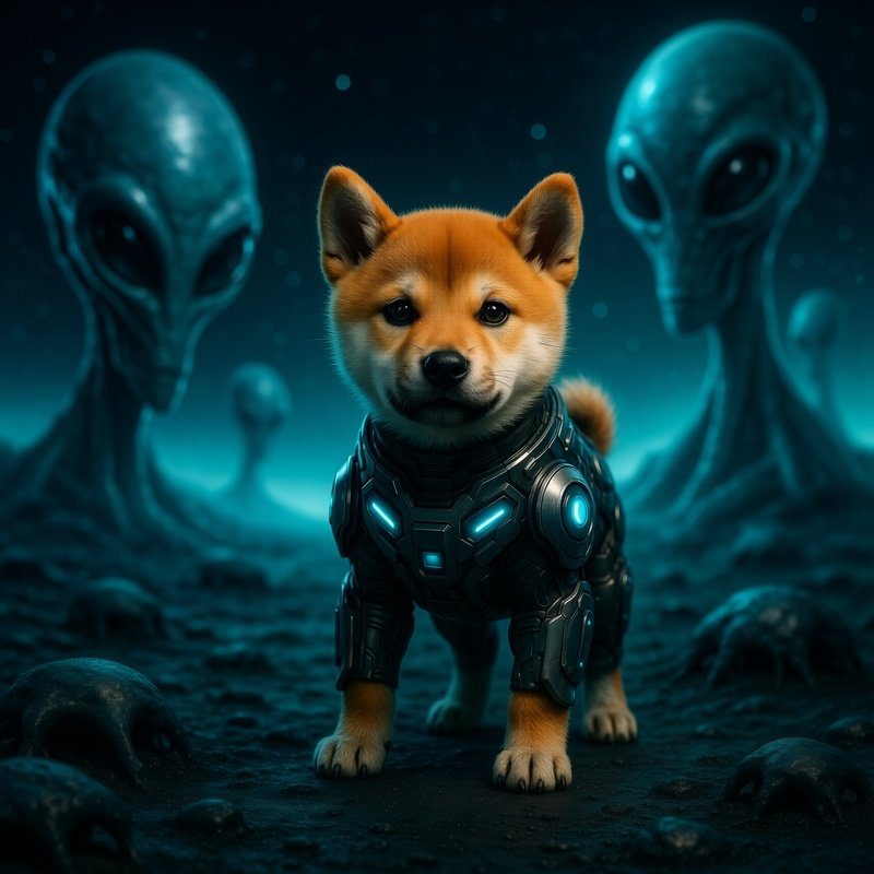 Science Fiction Puppy Shiba Inu