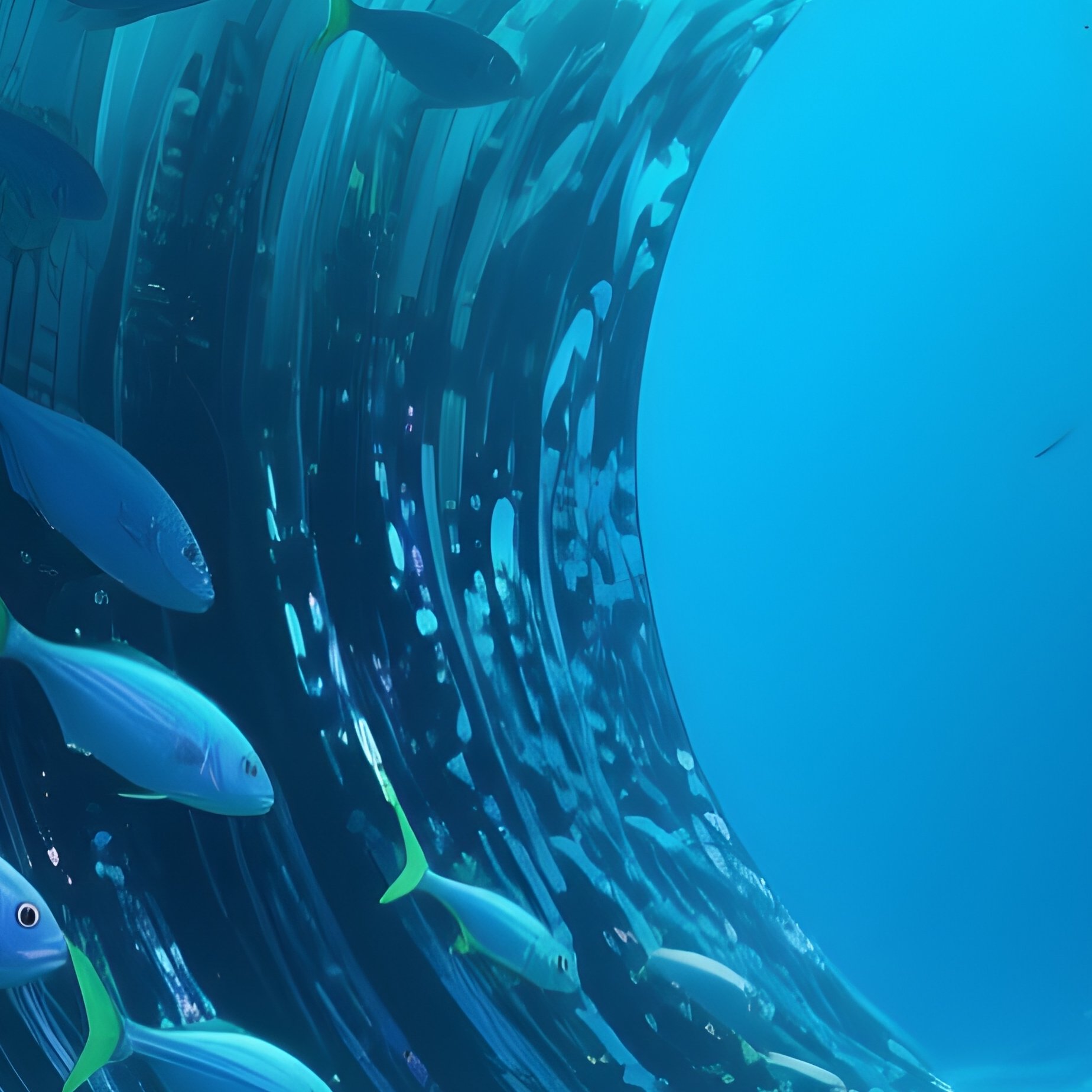 Science Fiction Underwater Wave - Full Resolution Quality Preview