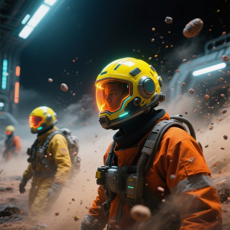 Science Fiction Workers Dust Rising