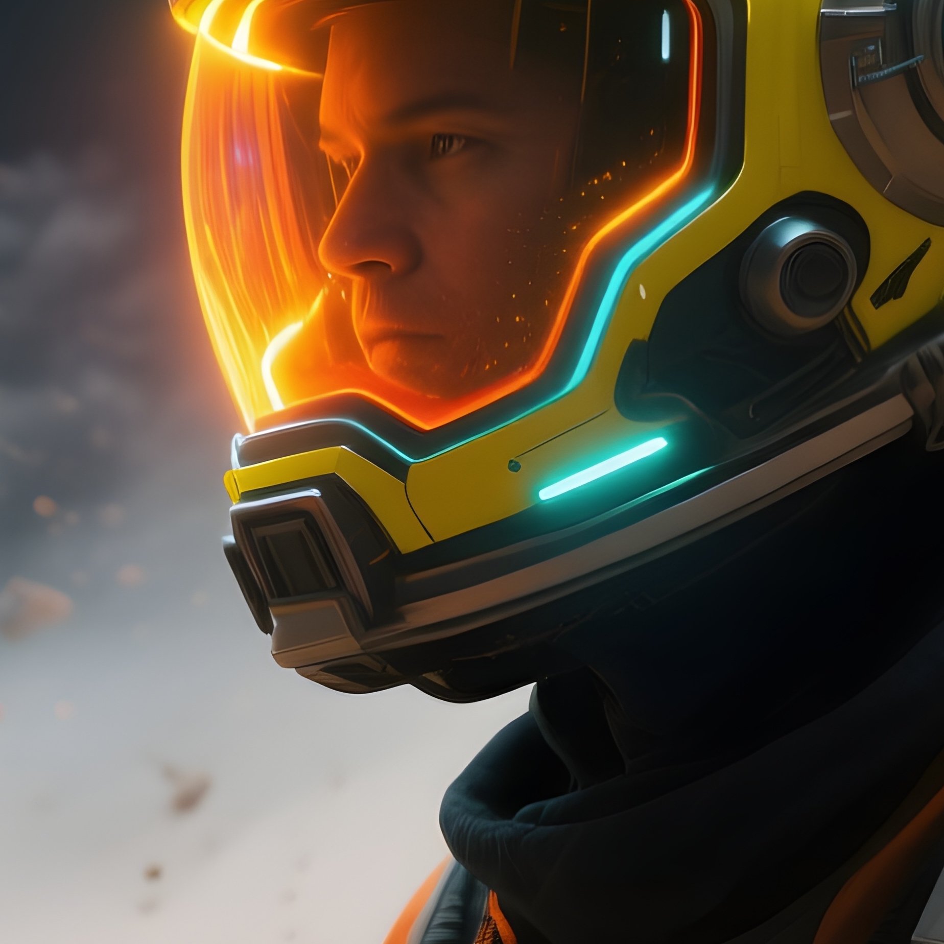 Science Fiction Workers Dust Rising - Full Resolution Quality Preview