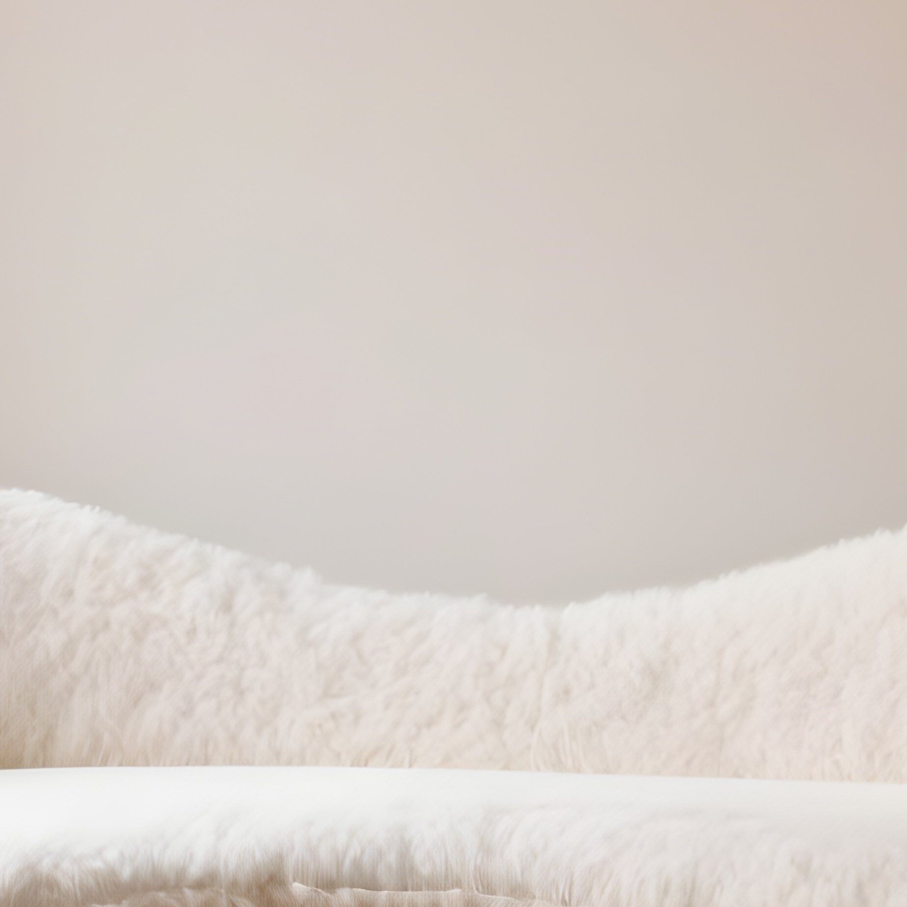 Sculpted Chaise Lounge White Shearling Herringbone Floors - Full Resolution Quality Preview