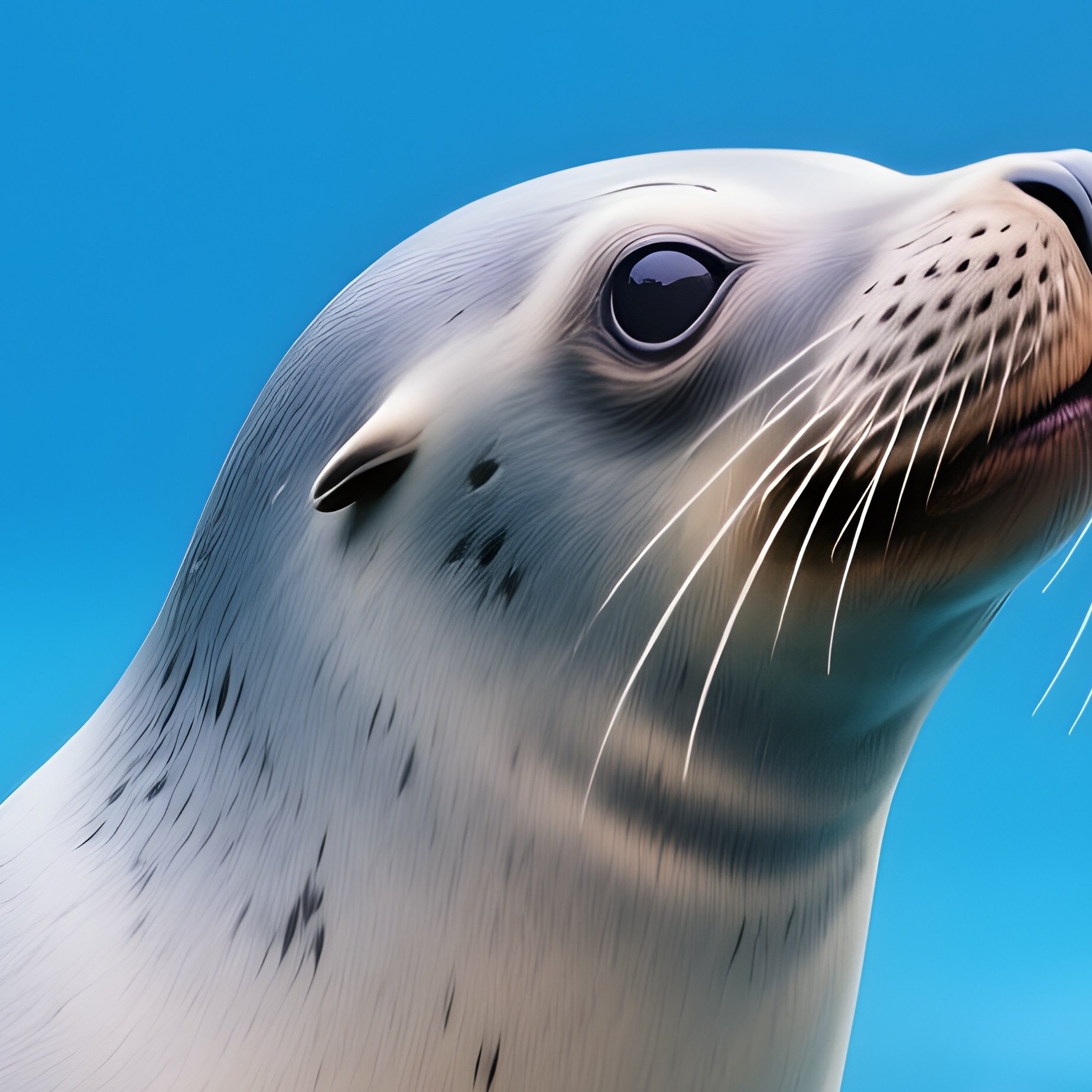 Sea Lion Playing Bubbles Underwater - Full Resolution Quality Preview
