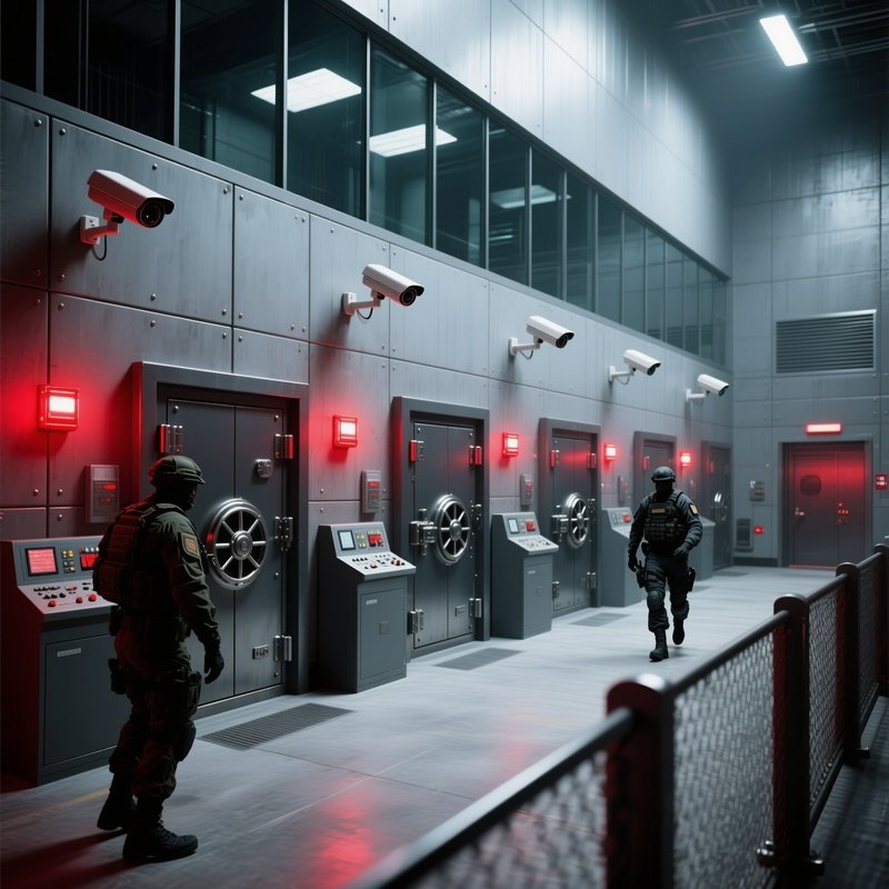 Secure Building With Safe Depot