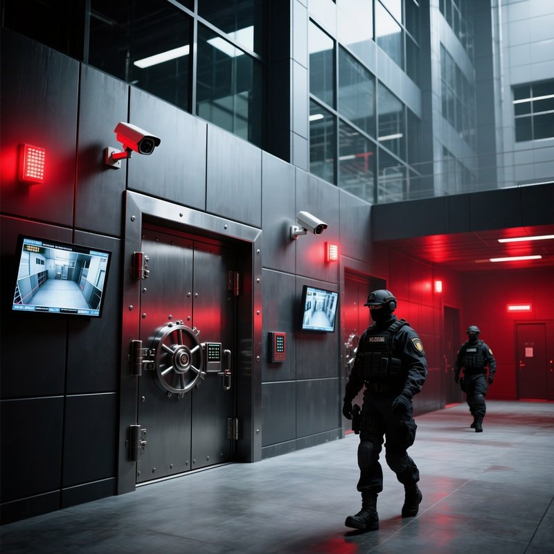 Security Secured Building With Tresors