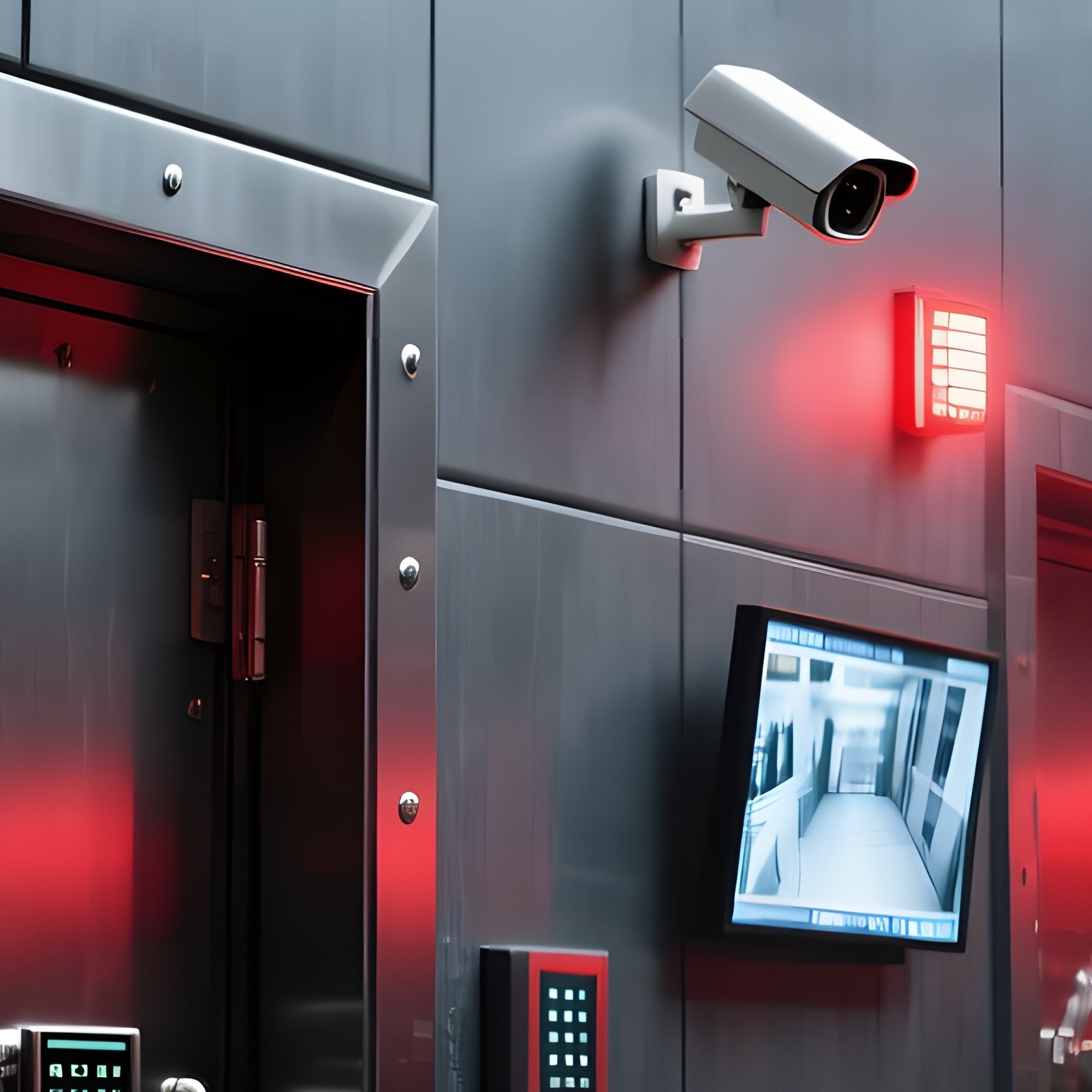 Security Secured Building With Tresors - Full Resolution Quality Preview