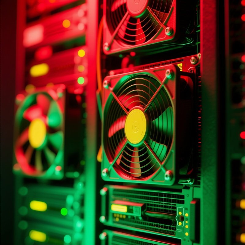Server Cooling Fans Digital Art