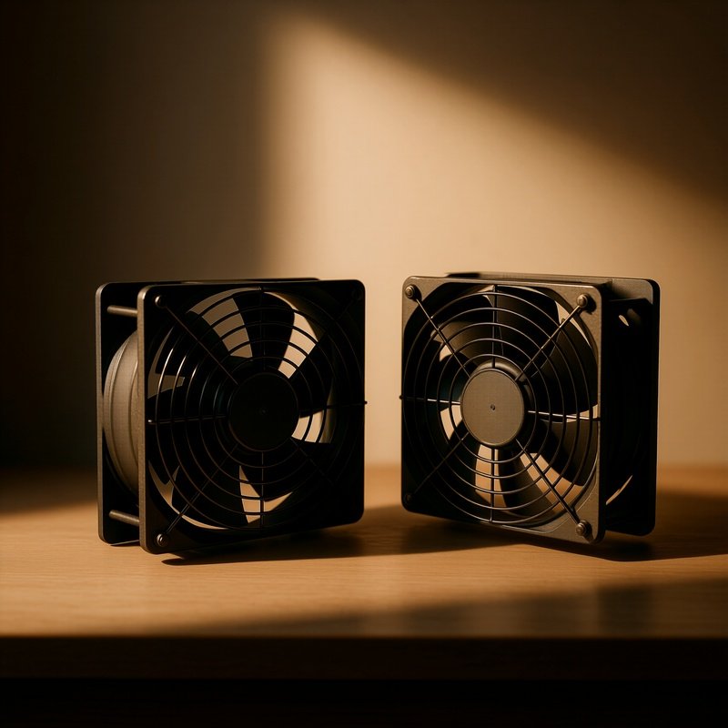 Server Cooling Fans Still Life