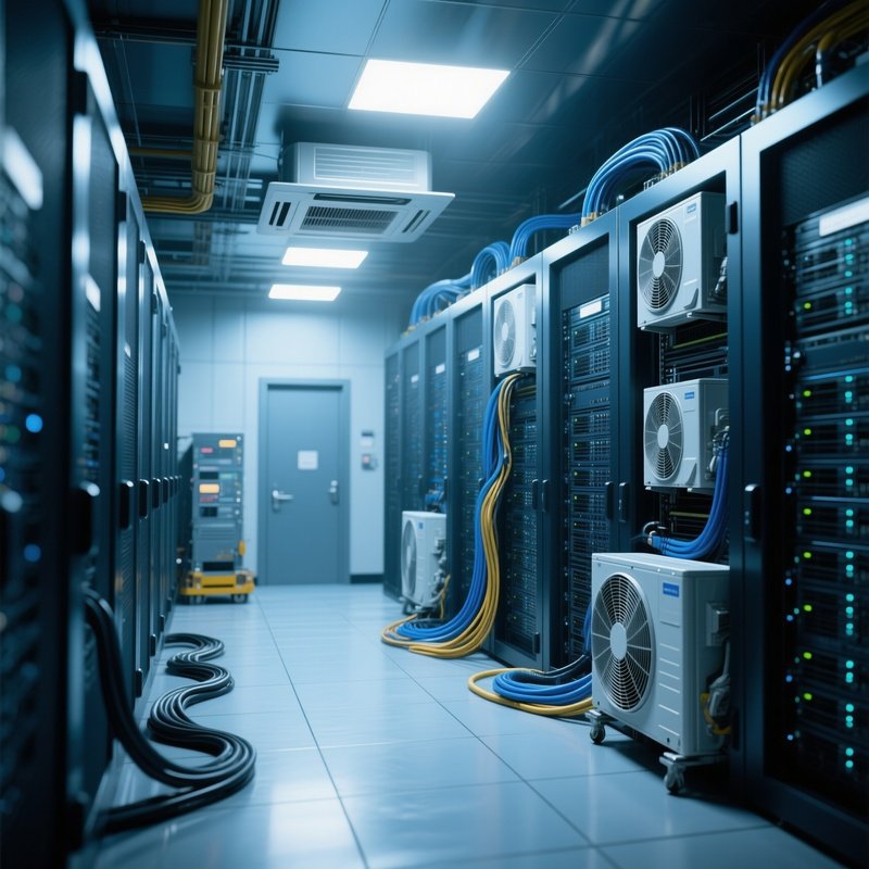 Server Room Photorealistic