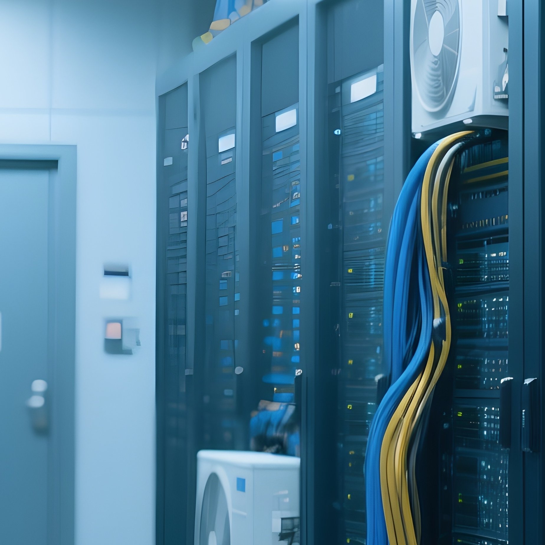 Server Room Photorealistic - Full Resolution Quality Preview