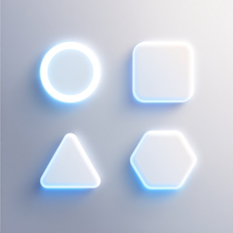 Shape Based Icons No Print