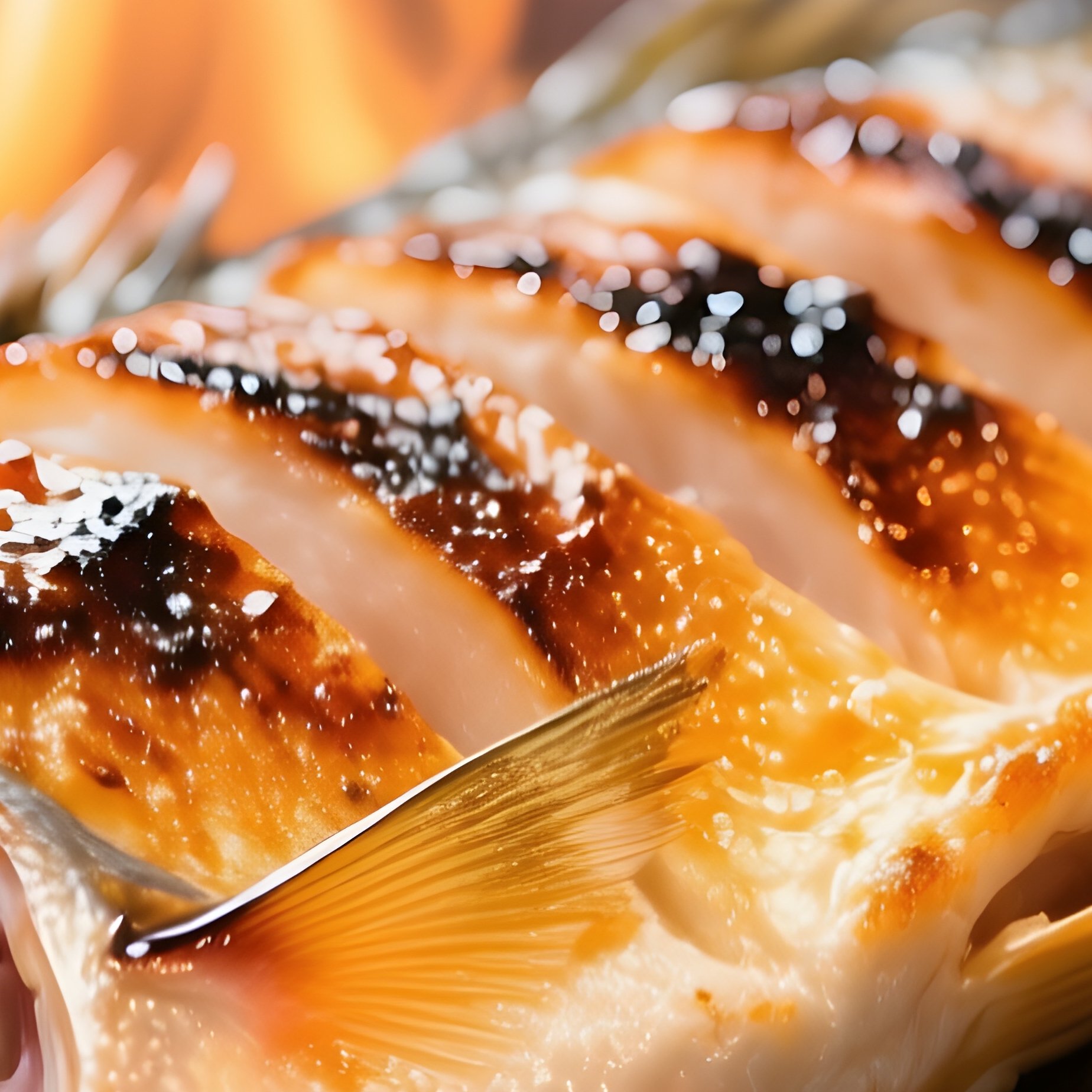Shioyaki Grilled Fish Simply Seasoned With Salt And Cooked Over Flame - Full Resolution Quality Preview