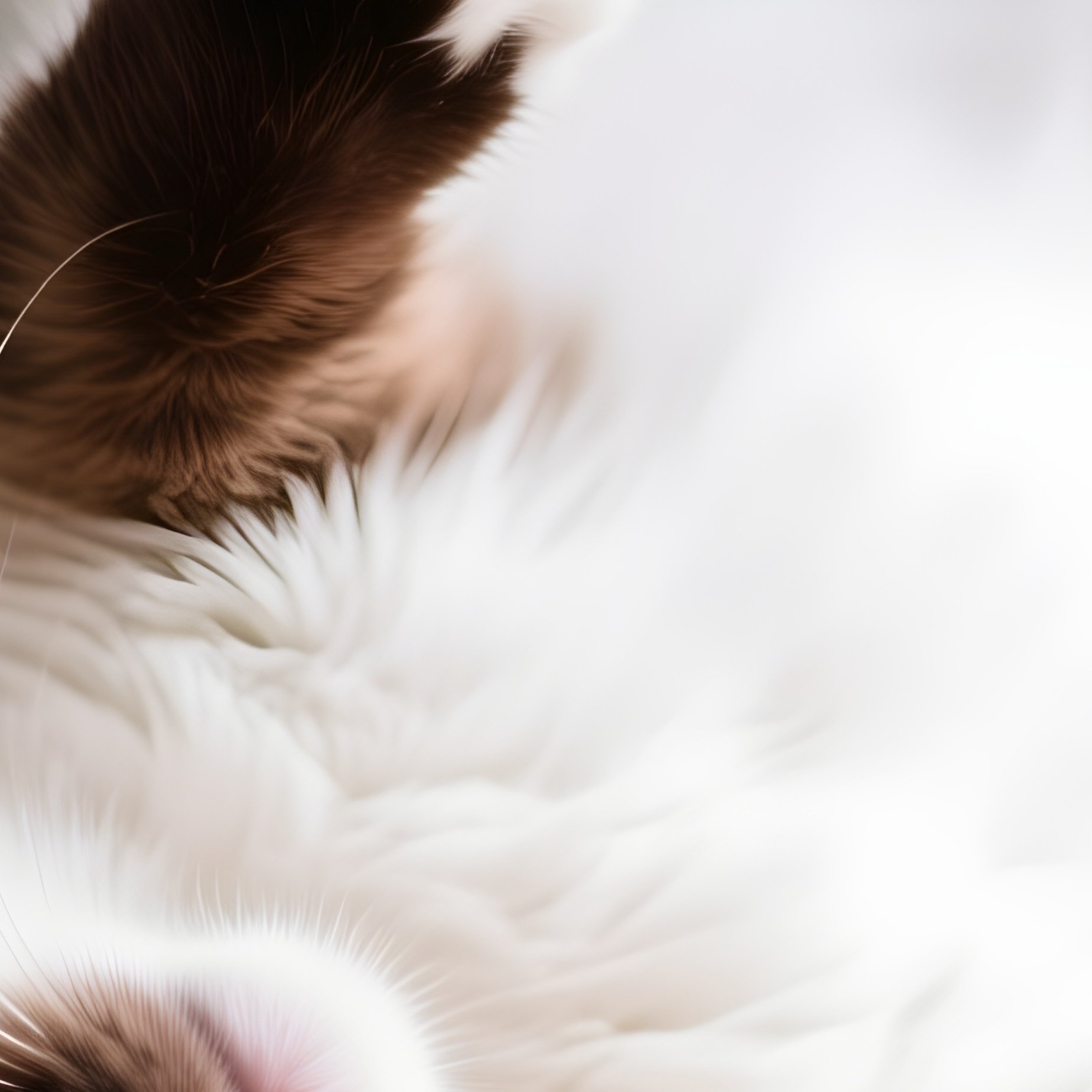 Siberian Cat Inverted On Back - Full Resolution Quality Preview